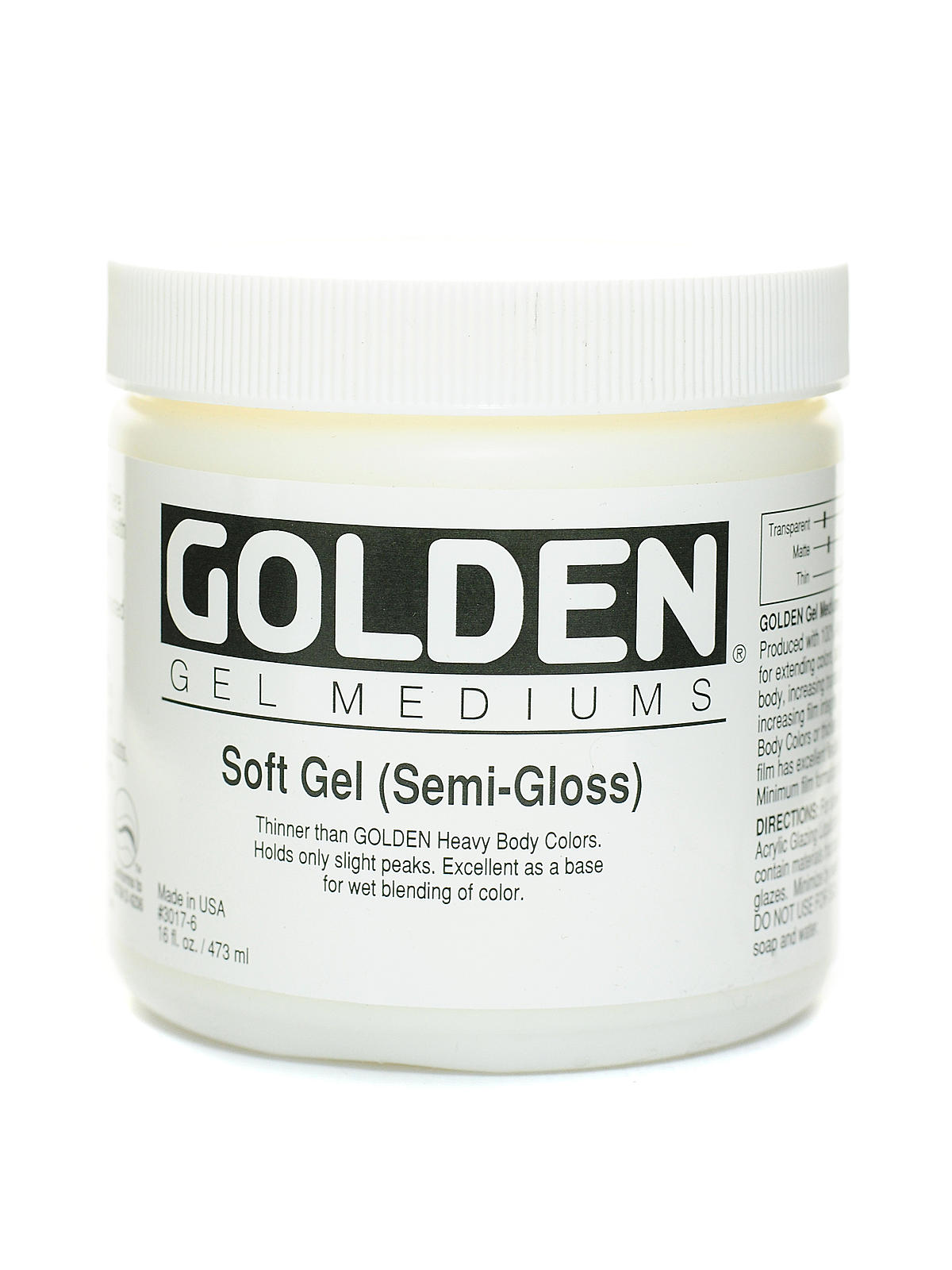 Gel Mediums Soft Semi-gloss 16 Oz.