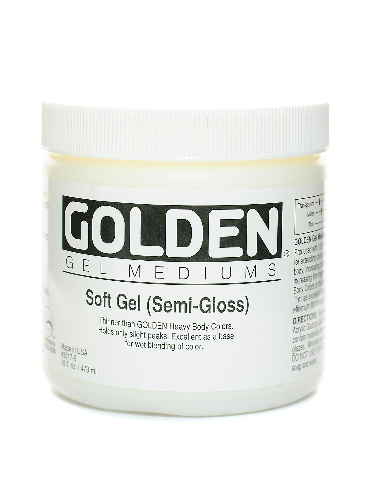 Gel Mediums soft semi-gloss 16 oz.