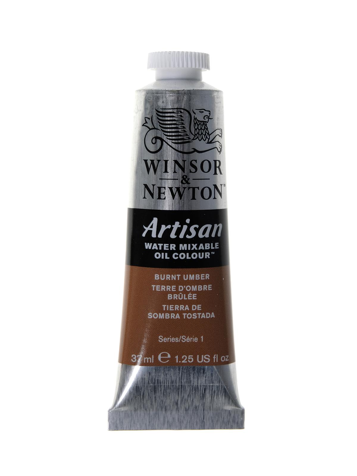 Artisan Water Mixable Oil Colours Burnt Umber 37 Ml 76