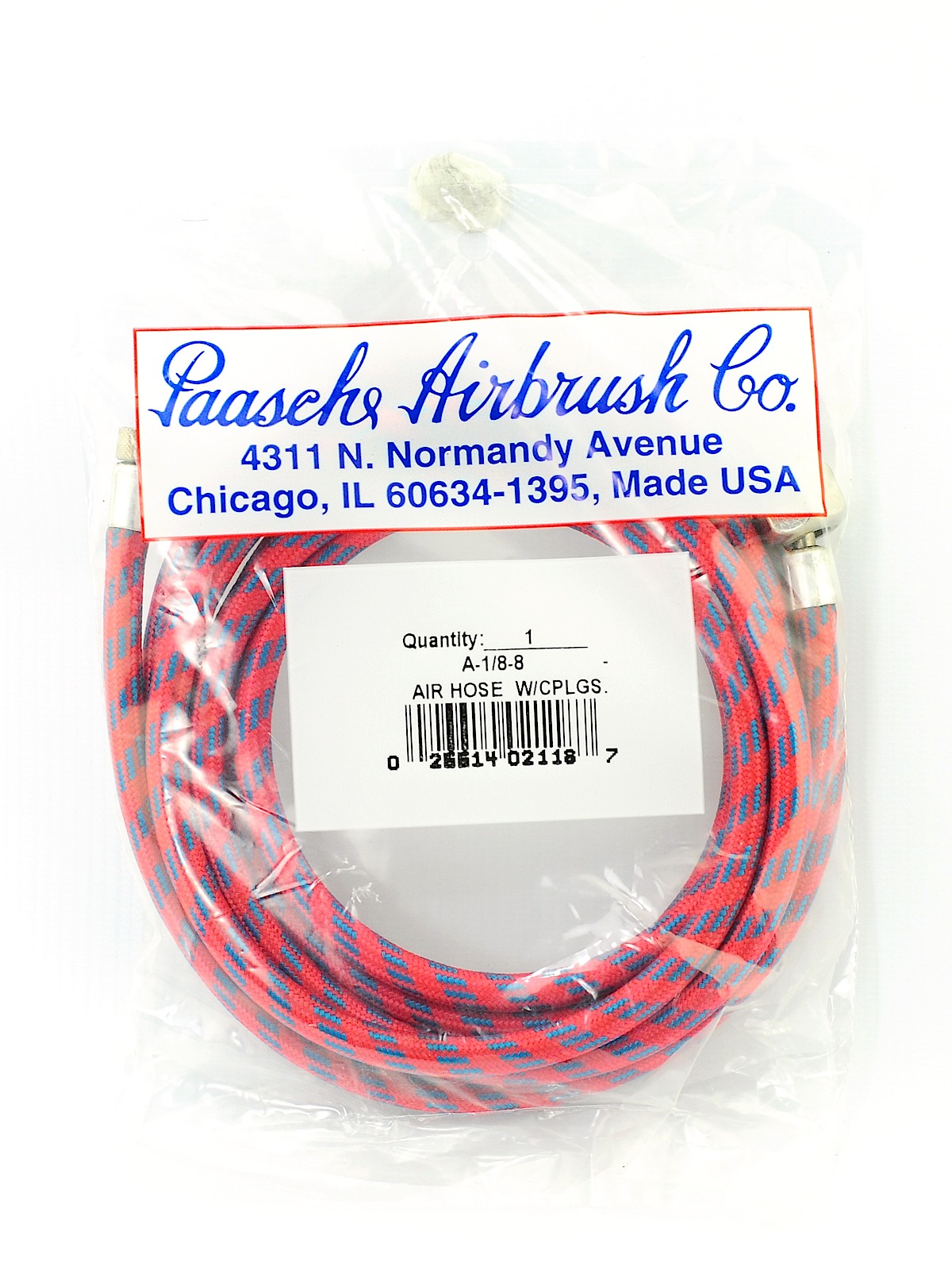 Braided Air Hose 8 ft. x 1 8 in.