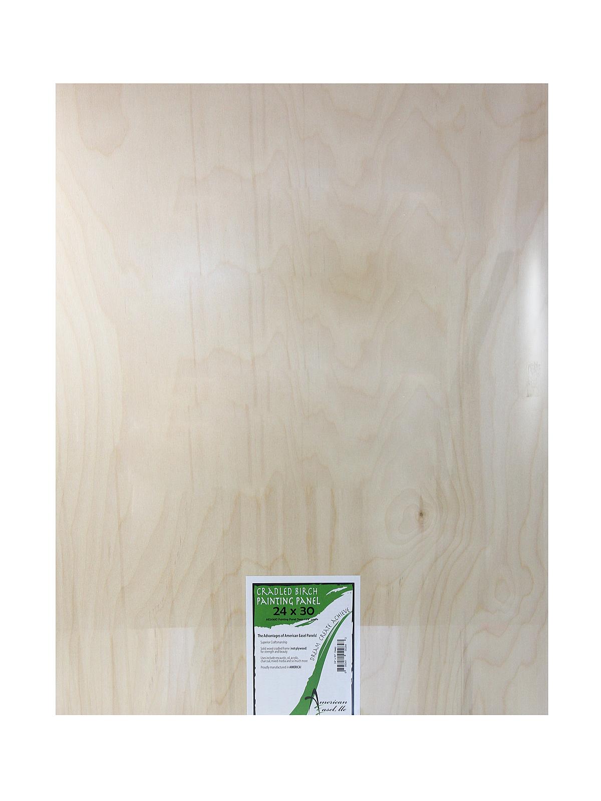 1 5 8 in. Cradled Wood Painting Panels 24 in. x 30 in.