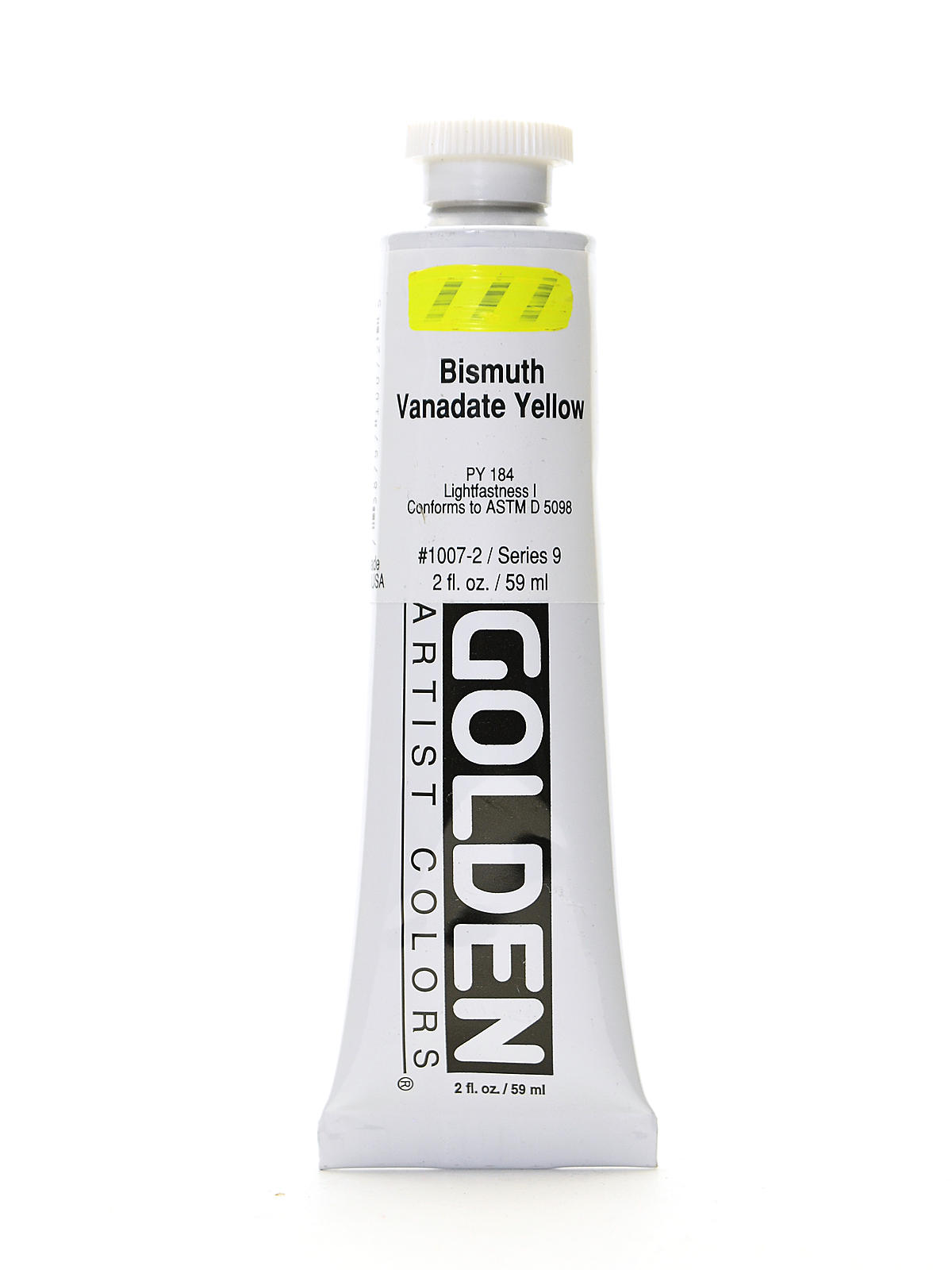 Heavy Body Acrylics bismuth vanadate yellow 2 oz.