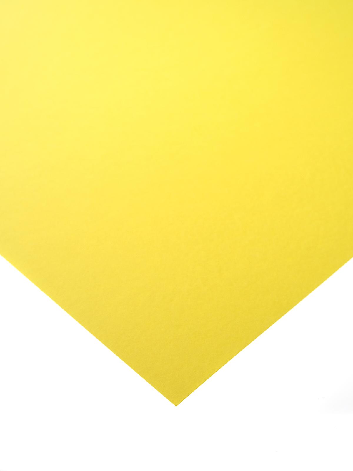 Colorline Heavyweight Paper Sheets canary yellow 300 gsm 19 in. x 25 in.