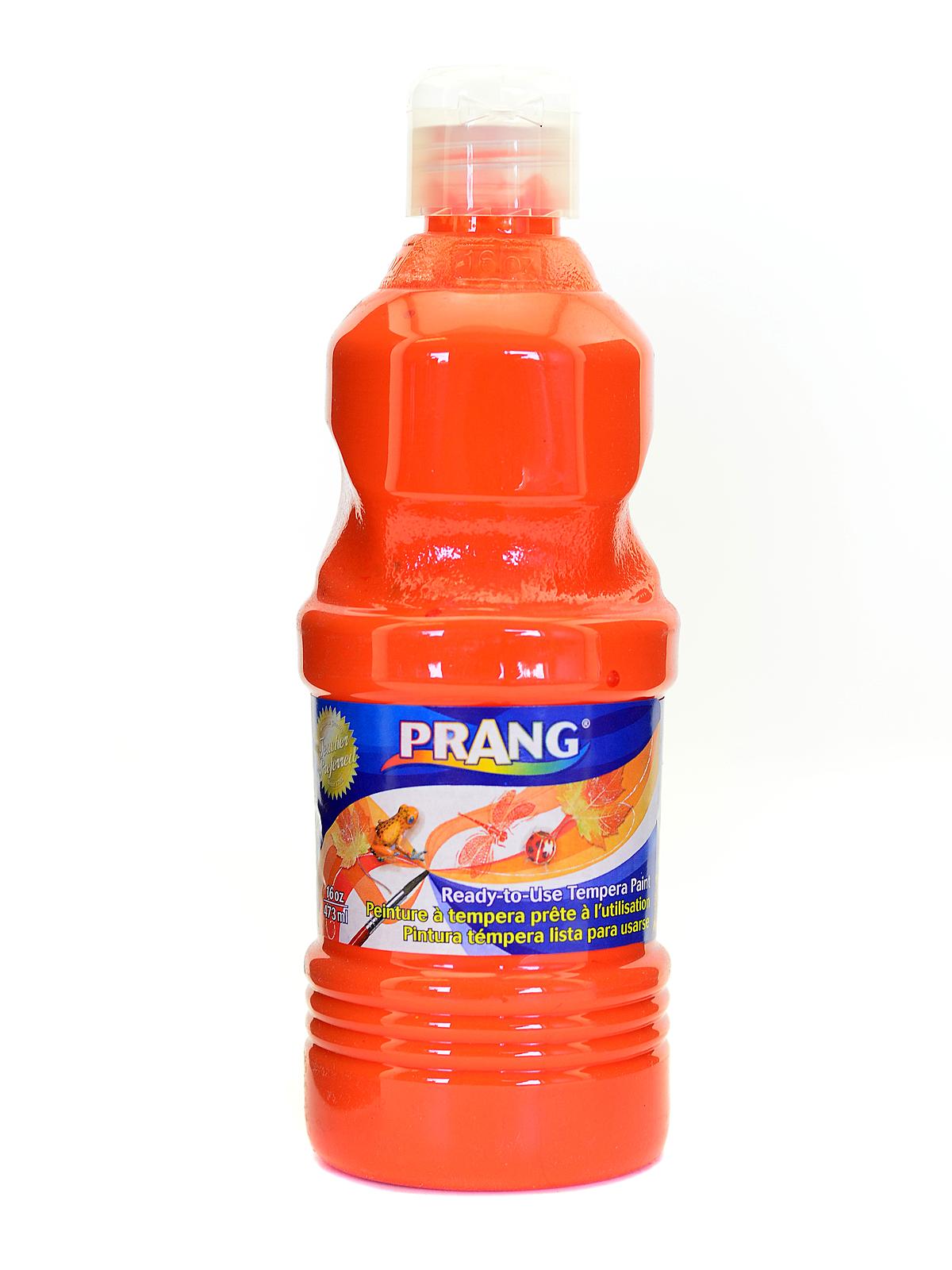 Ready To Use Tempera Paint orange 16 oz.