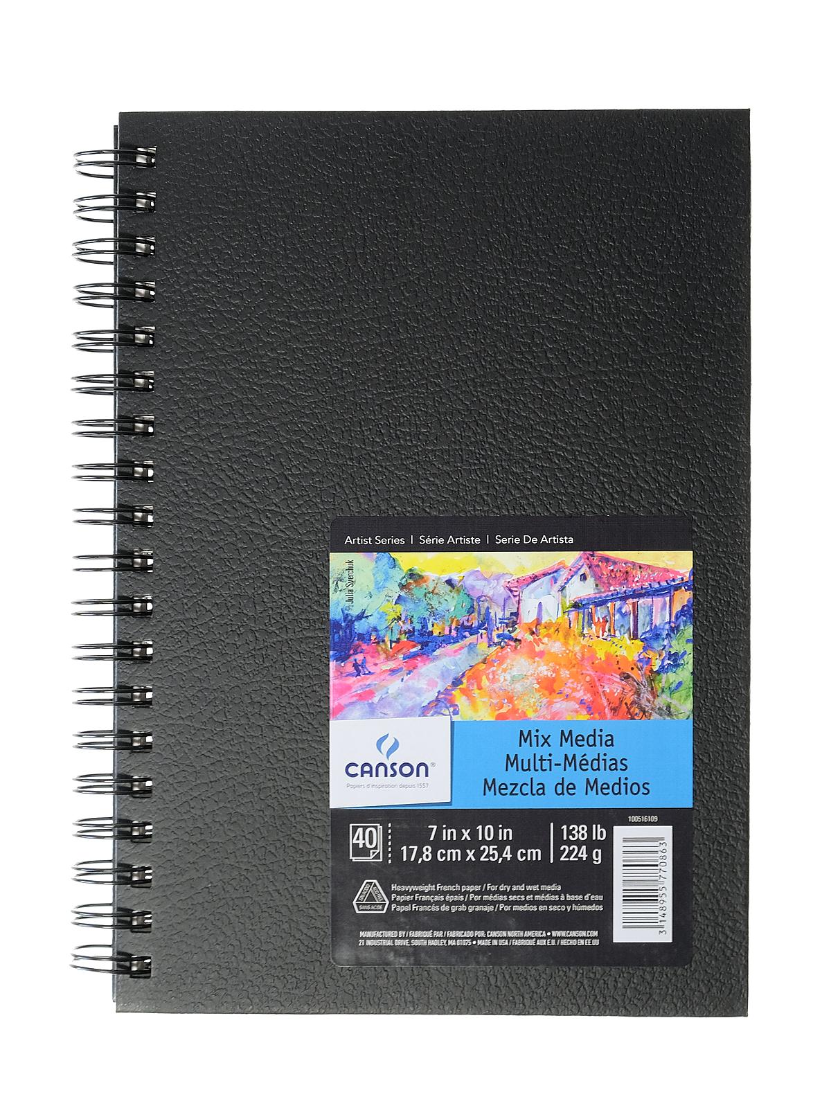 Mixed Media Art Books 7 in. x 10 in. heavy weight 40 sheets