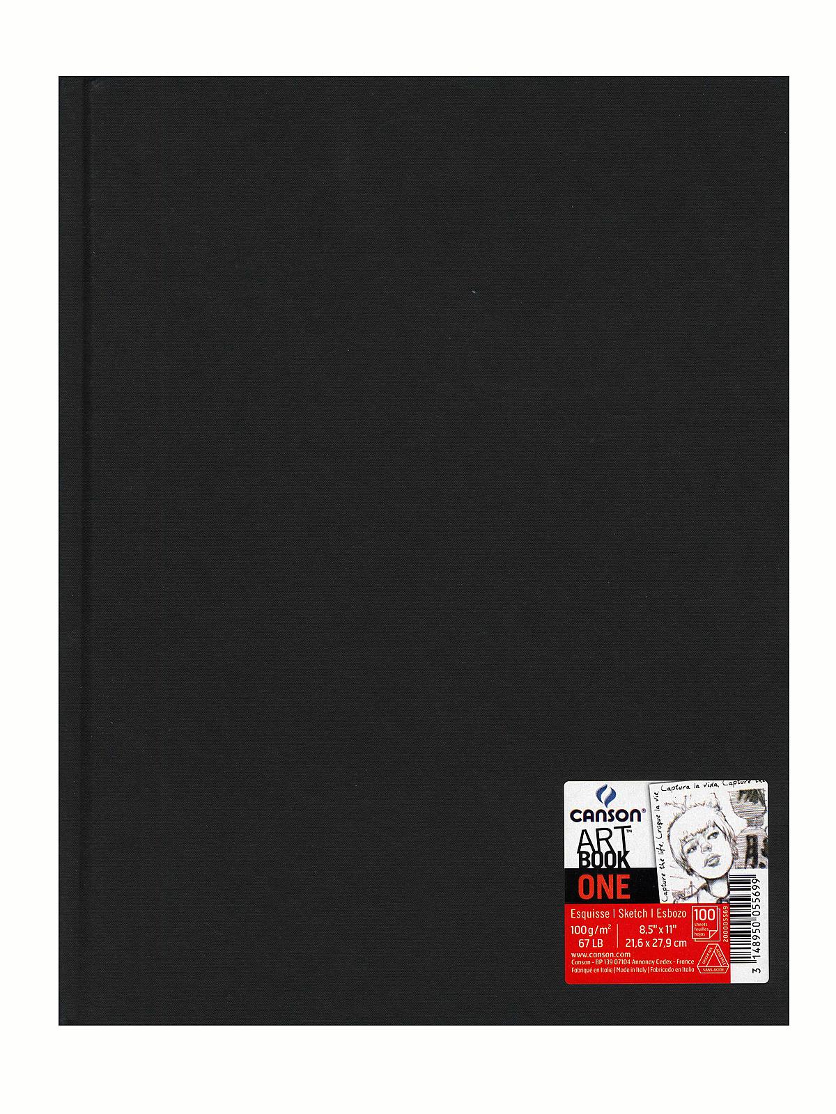 Art Book One Sketch Books Hardbound 8 1 2 In. X 11 In. 100 Sheets