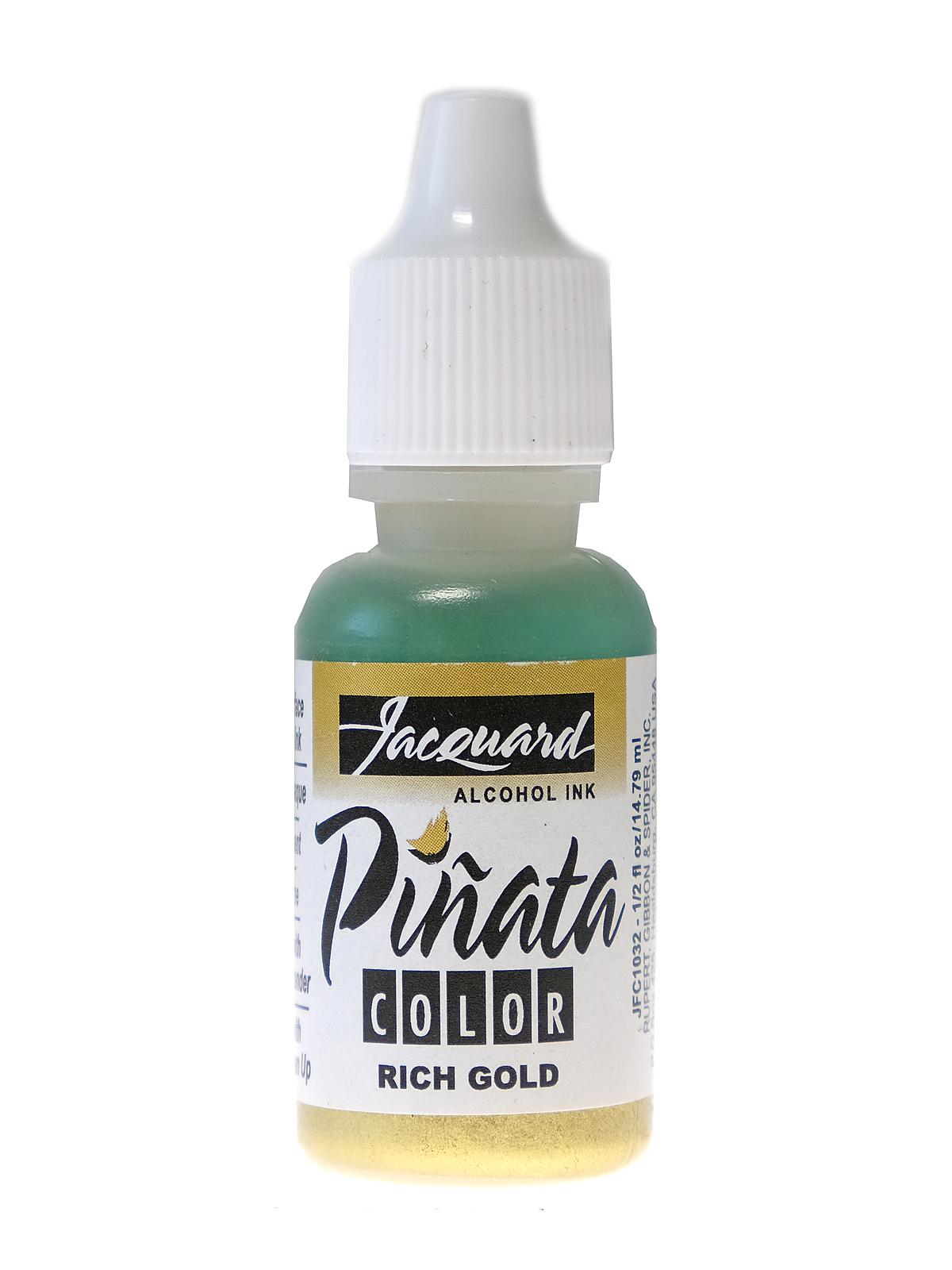 Piñata Alcohol Inks Rich Gold 1 2 Oz.