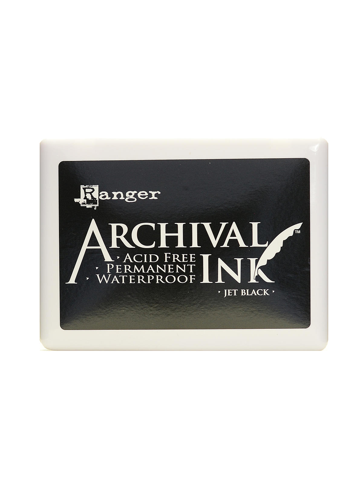 Archival Ink jet black 5 in. x 6 1 2 in. pad