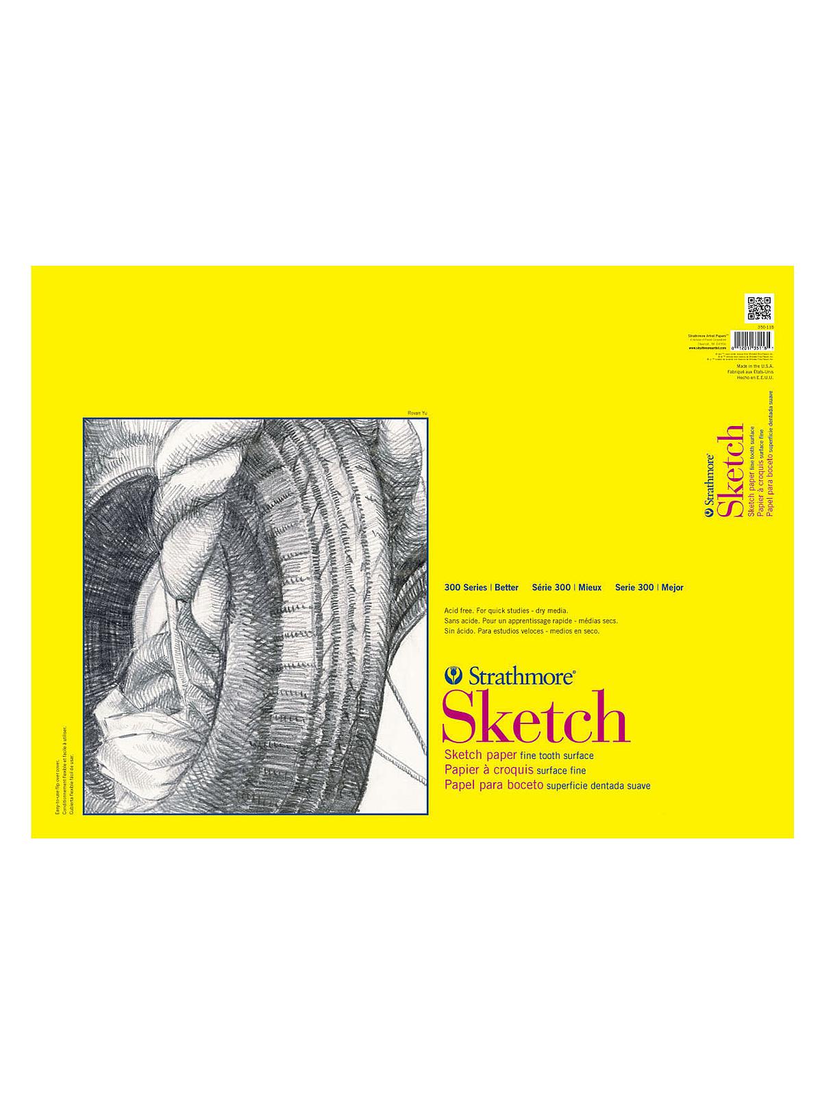 300 Series Sketch Pads 18 in. x 24 in. wire bound 30 sheets