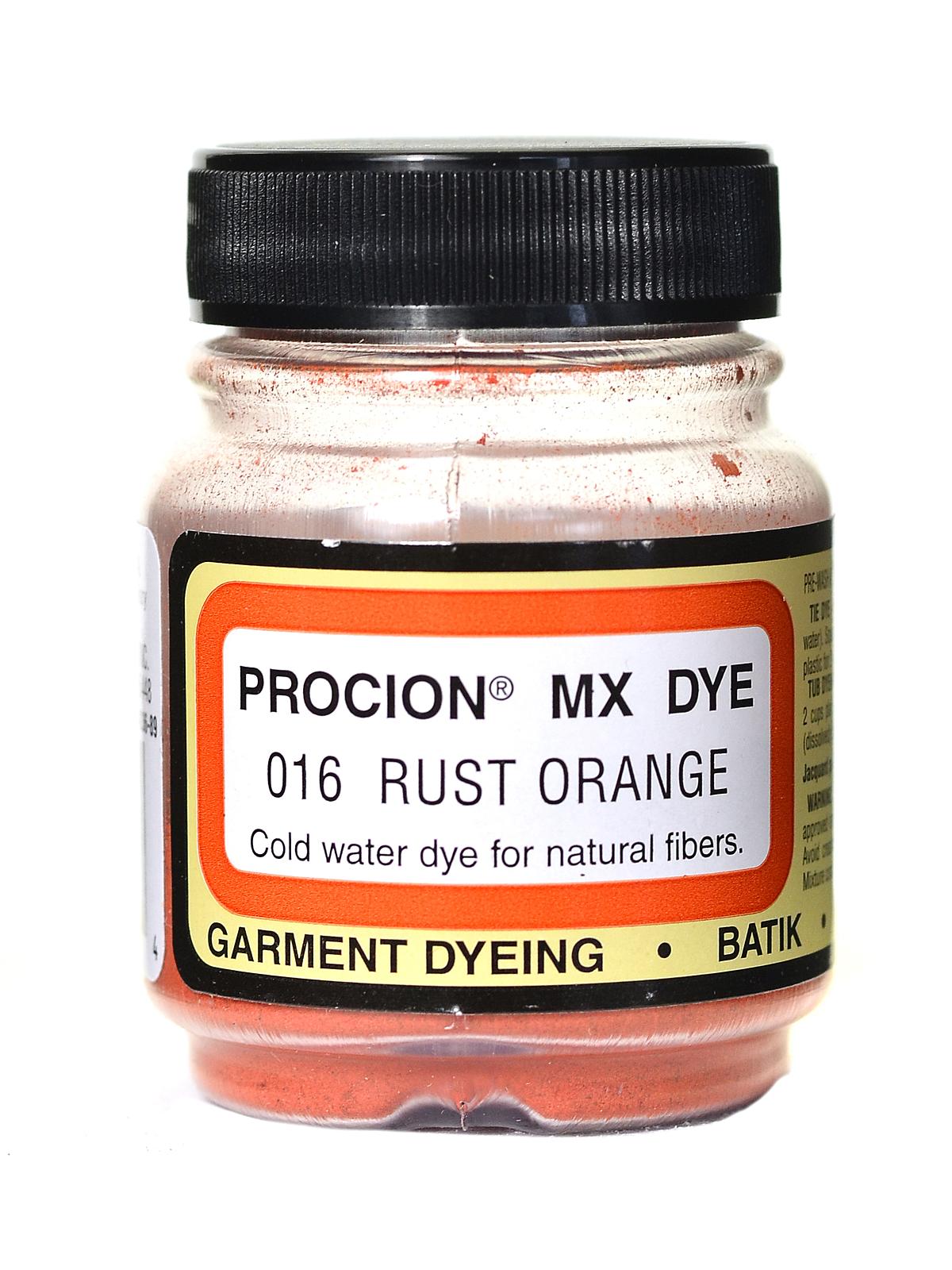 Procion Mx Fiber Reactive Dye Rust Orange 016 2 3 Oz.