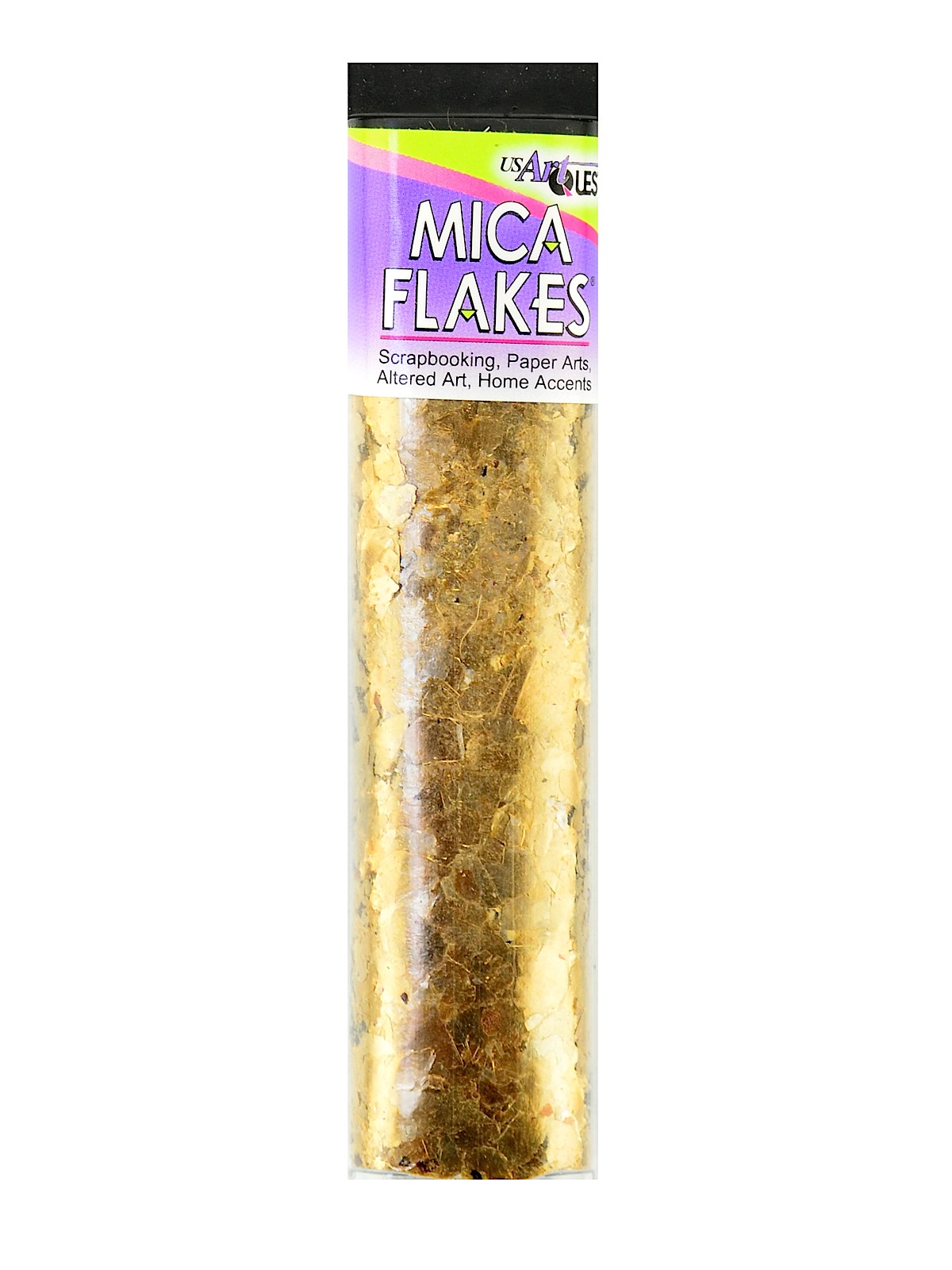 Mica Flakes large gold each