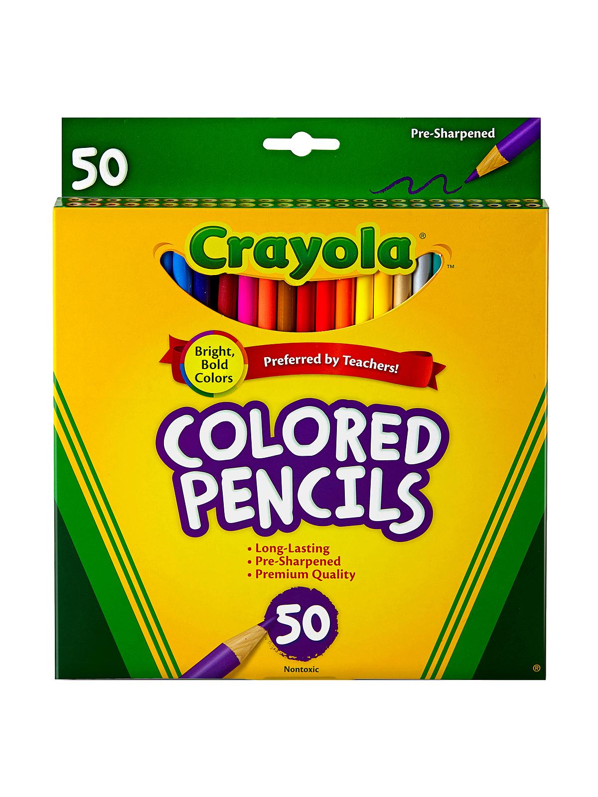 Colored Pencils Box Of 50