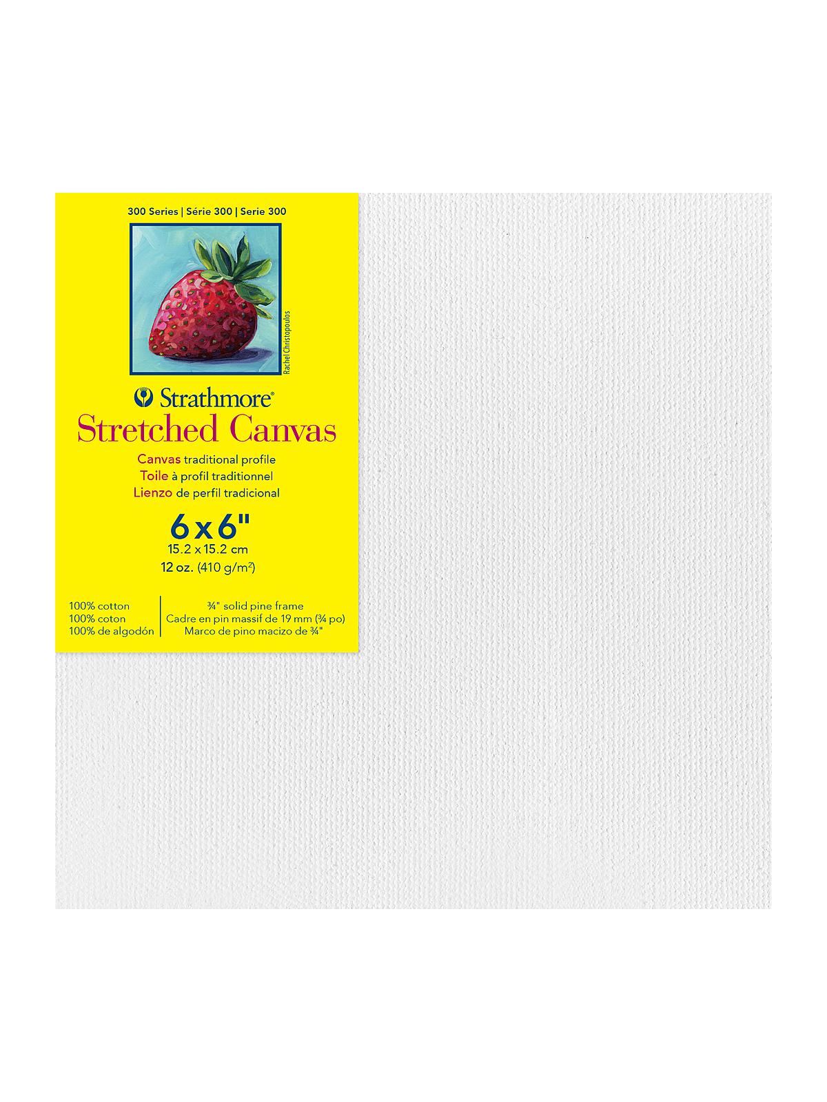 300 Series Stretched Canvas 6 In. X 6 In. Traditional 3 4 In.