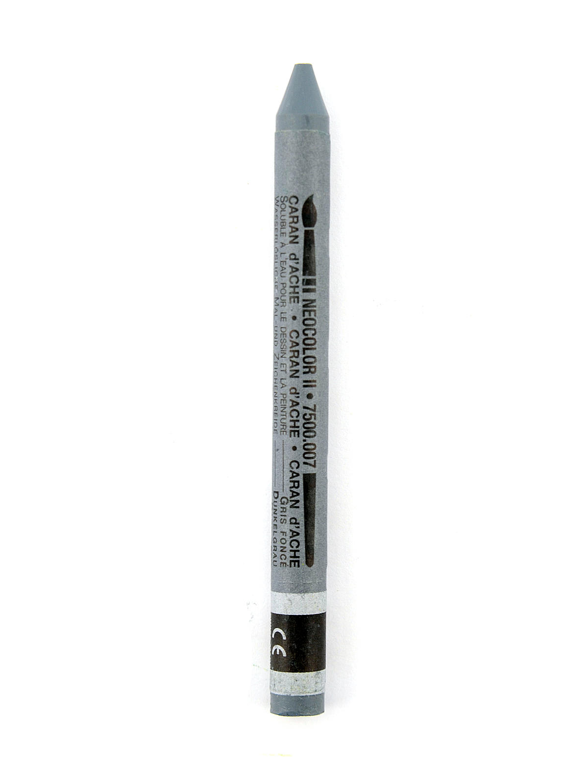 Neocolor II Aquarelle Water Soluble Wax Pastels dark gray