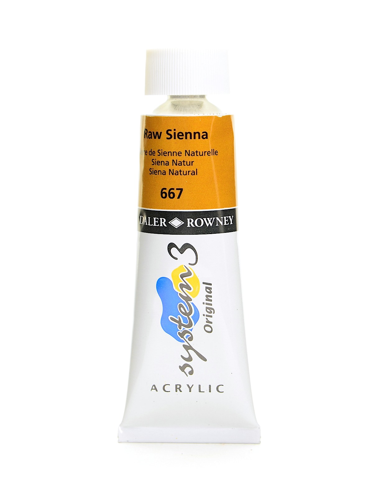 System 3 Acrylic Colour Raw Sienna 75 Ml