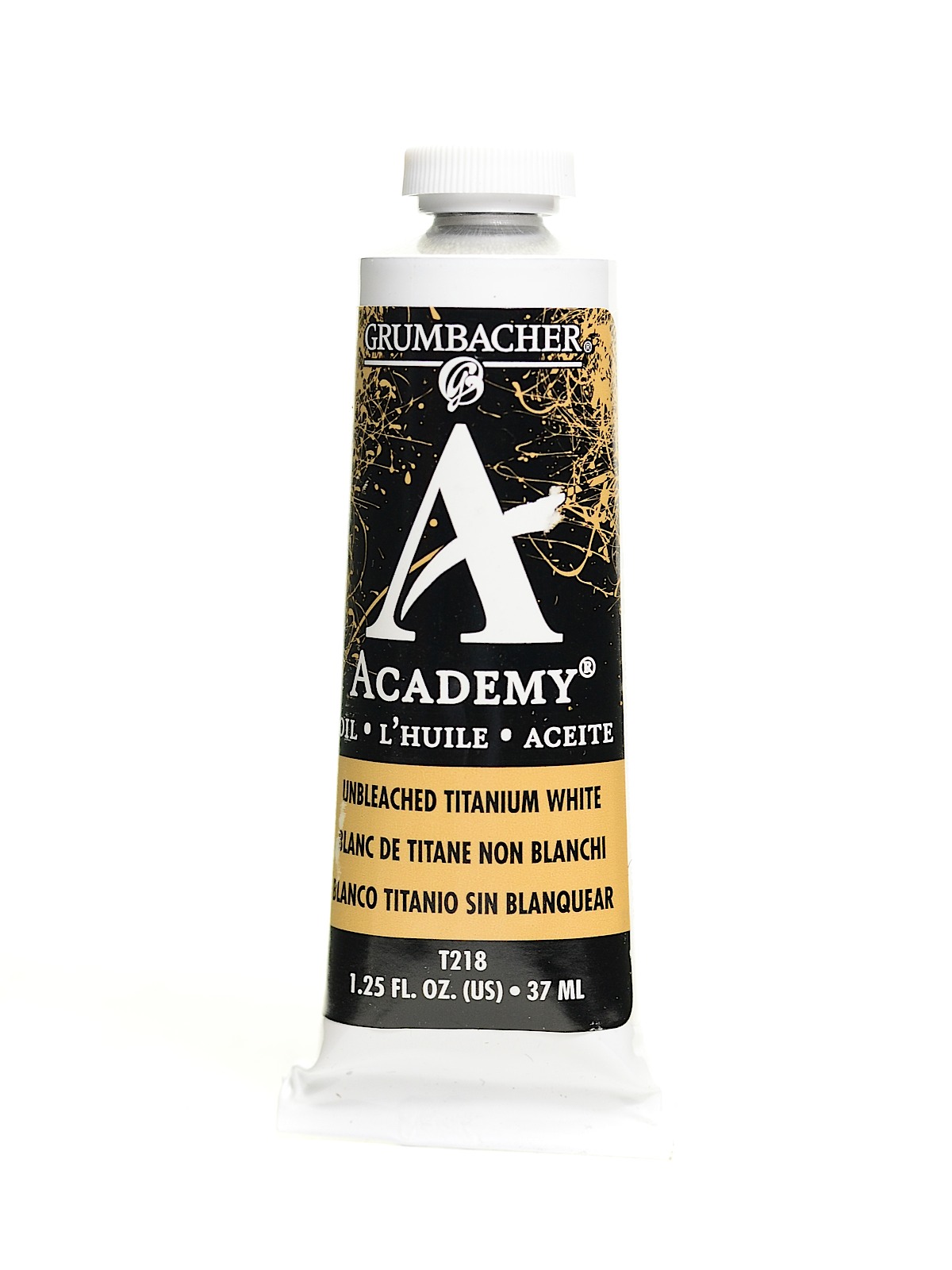 Academy Oil Colors unbleached titanium white 1.25 oz.