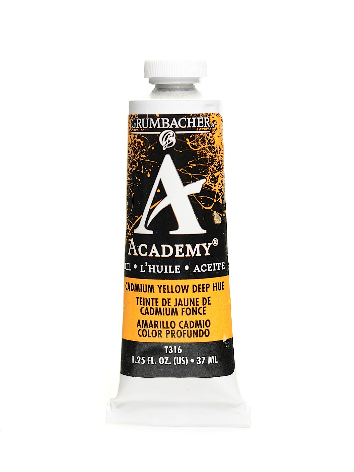 Academy Oil Colors cadmium yellow deep hue 1.25 oz.