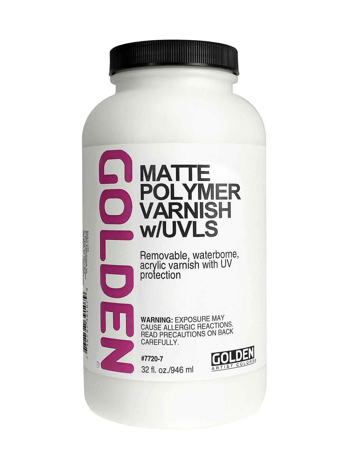 Waterborne Varnish with UVLS matte 32 oz.