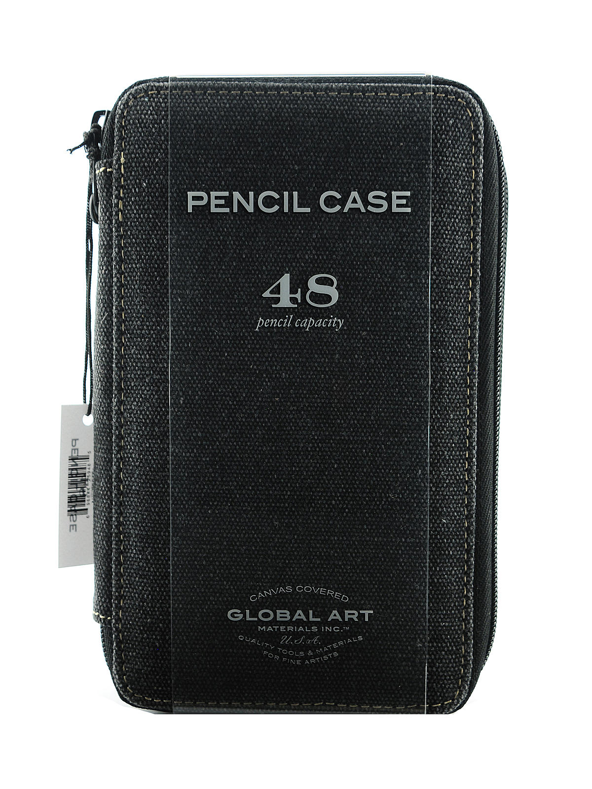 Canvas Pencil Cases Black Holds 48 Pencils