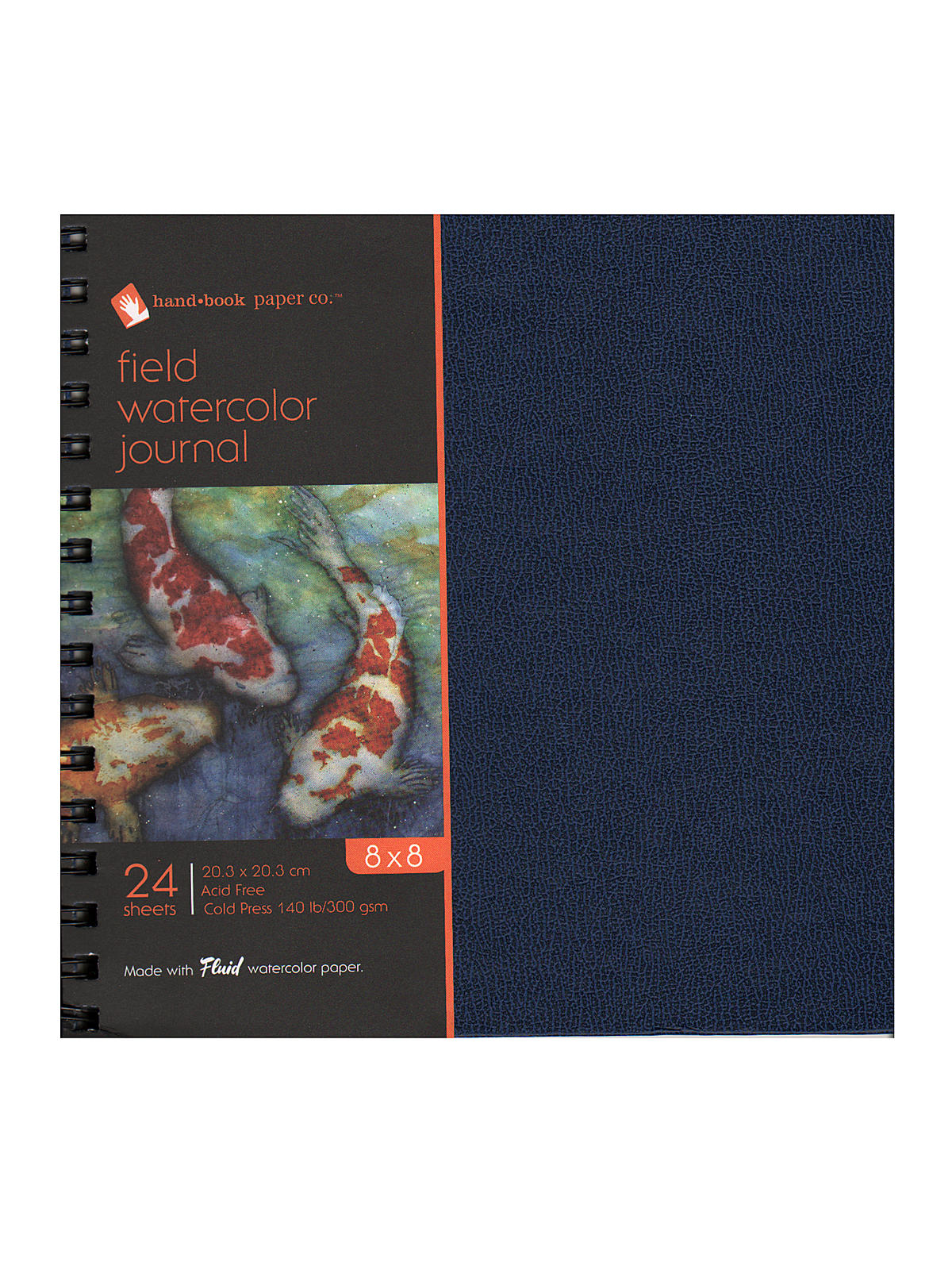 Field Watercolor Journals 8 in. x 8 in. 24 sheets