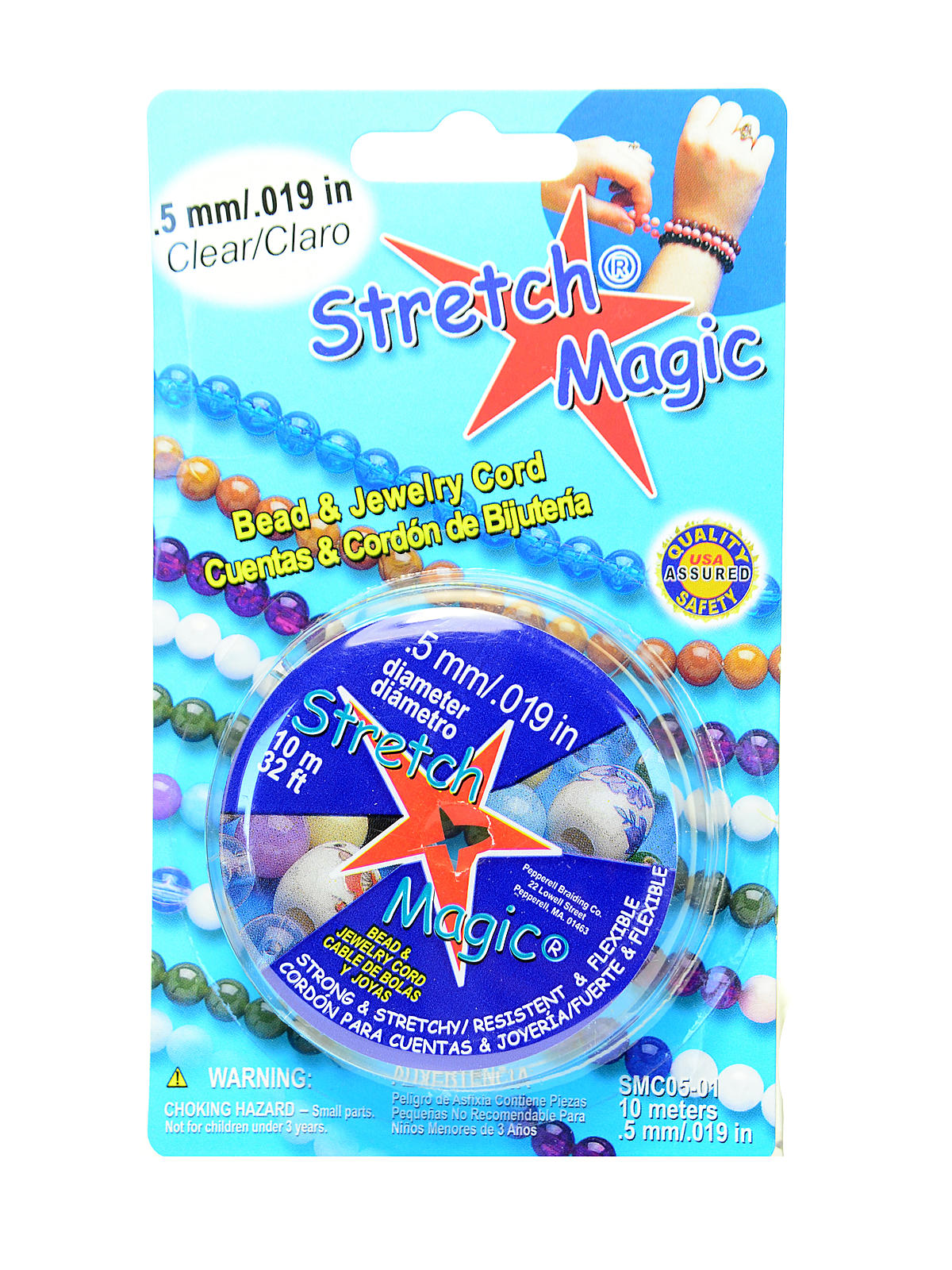 Stretch Magic Bead & Jewelry Cord clear 0.5 mm 10 m
