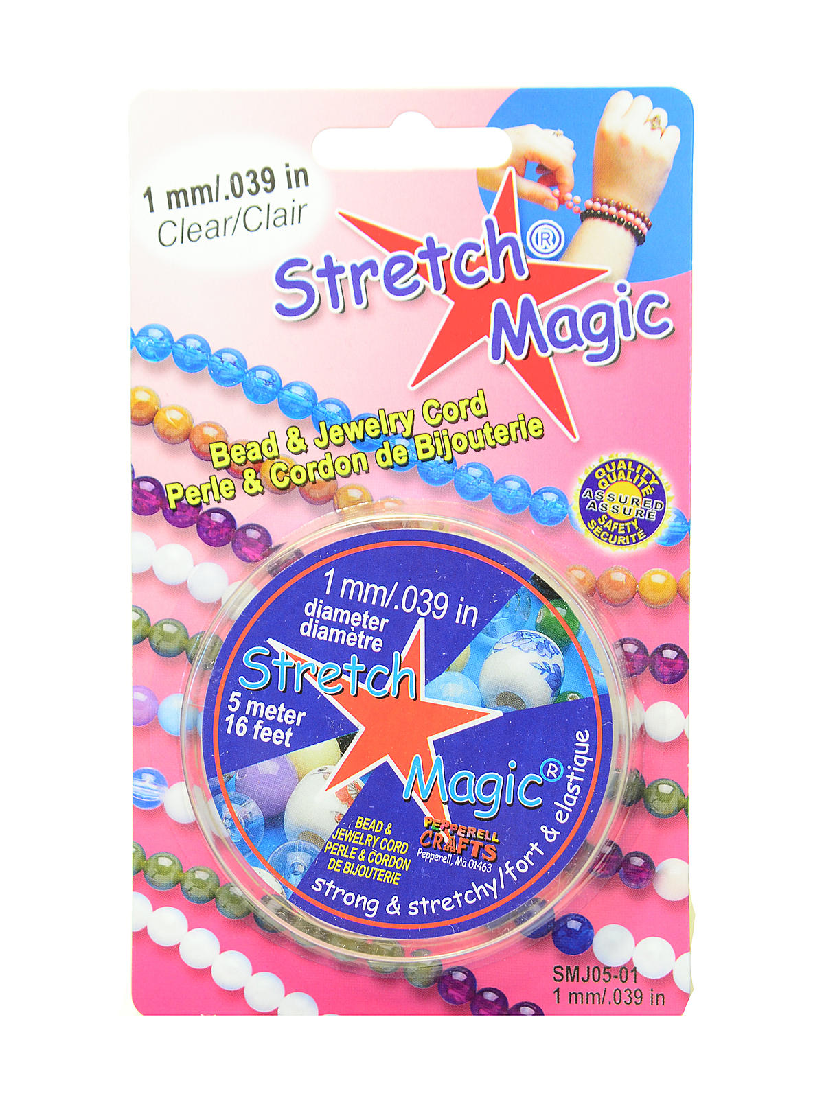 Stretch Magic Bead & Jewelry Cord Clear 1 Mm 5 M