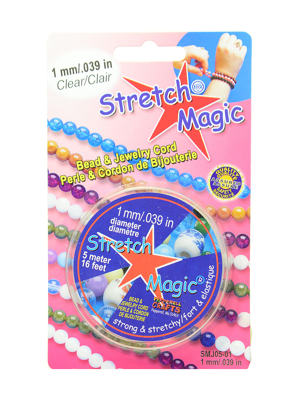 Stretch Magic Bead & Jewelry Cord clear 1 mm 5 m