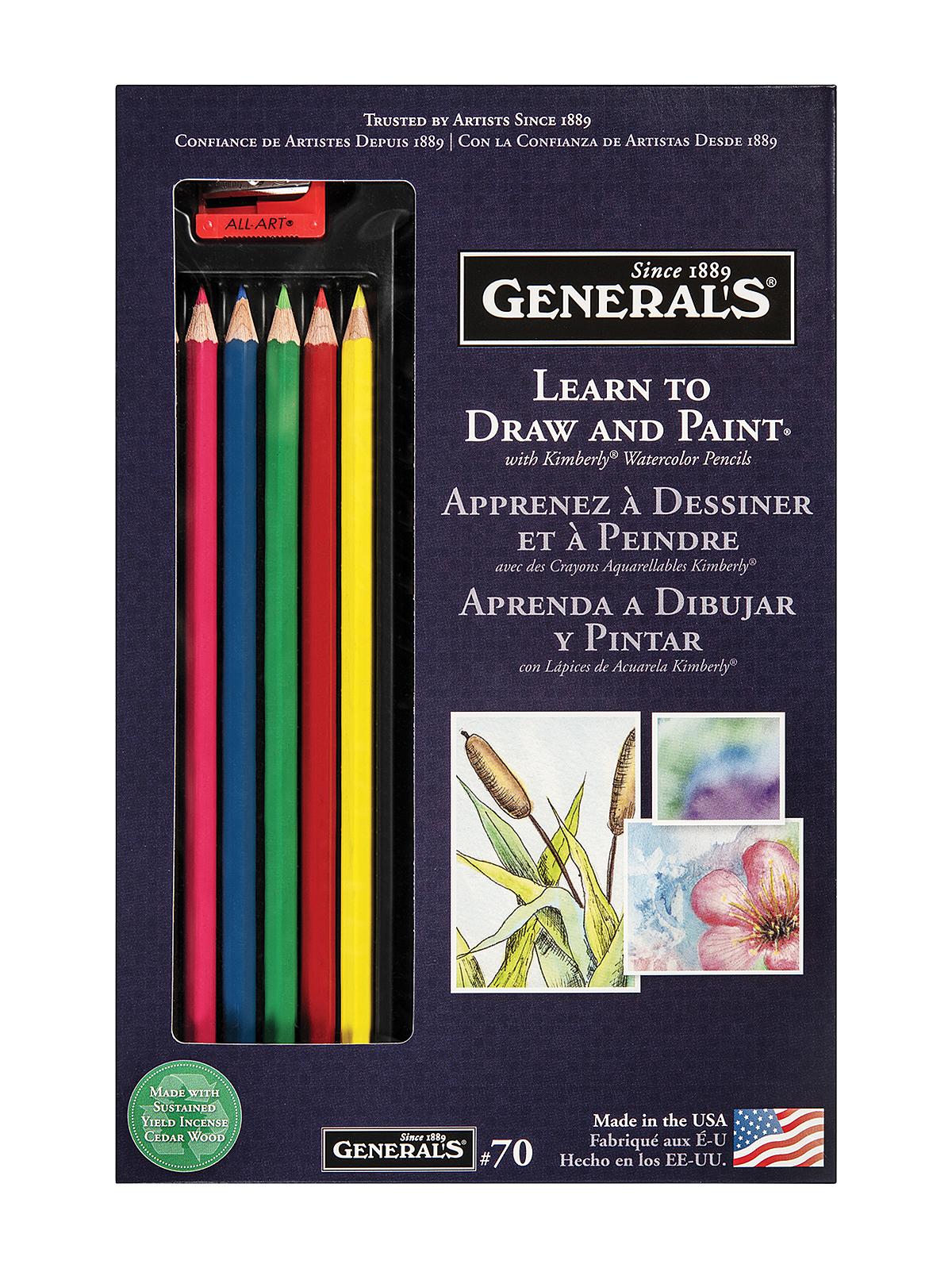 Learn  Watercolor Pencil Techniques Now Kit #70 each
