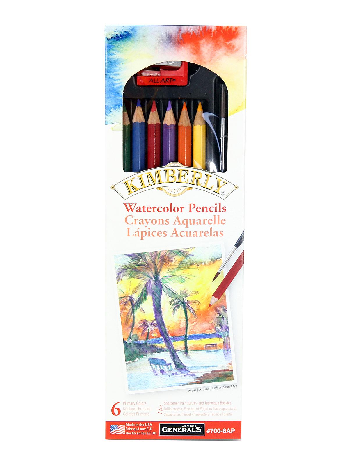 Kimberly Watercolor Pencils - Primary Colors Set Each