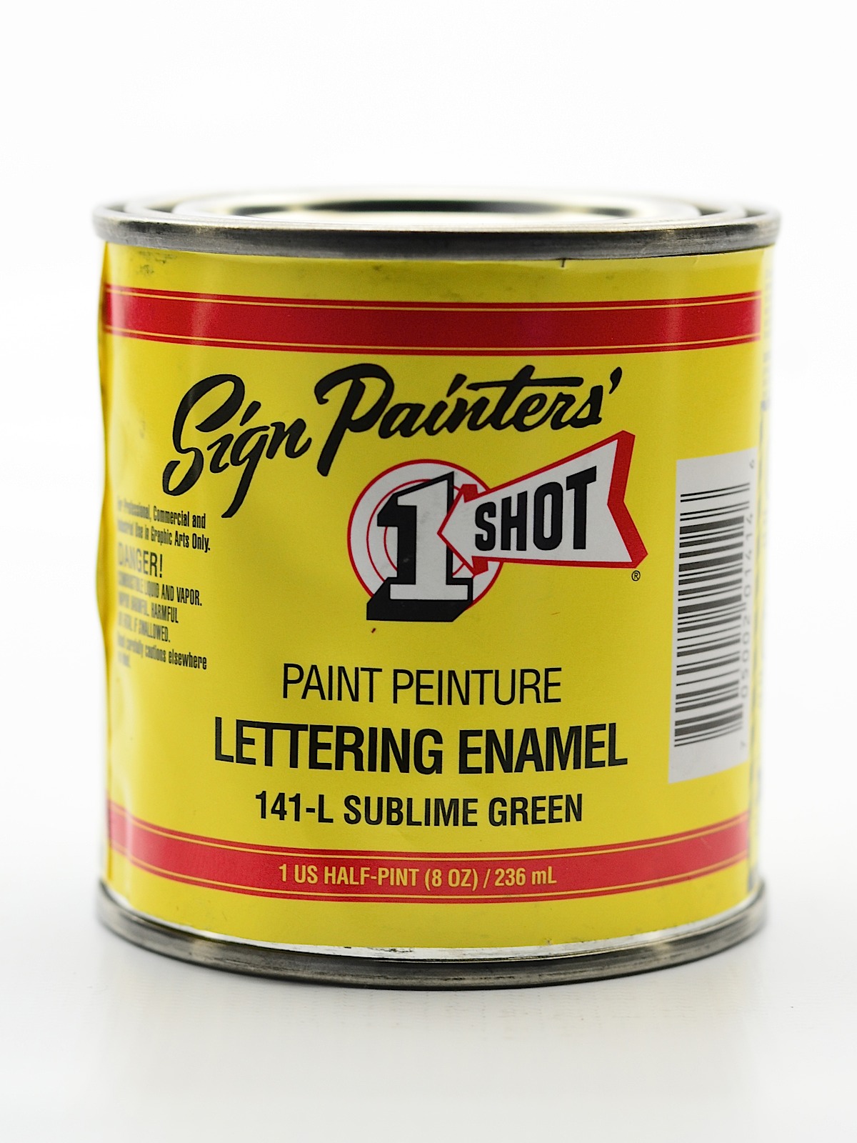 Lettering Enamel sublime green half pint 141L