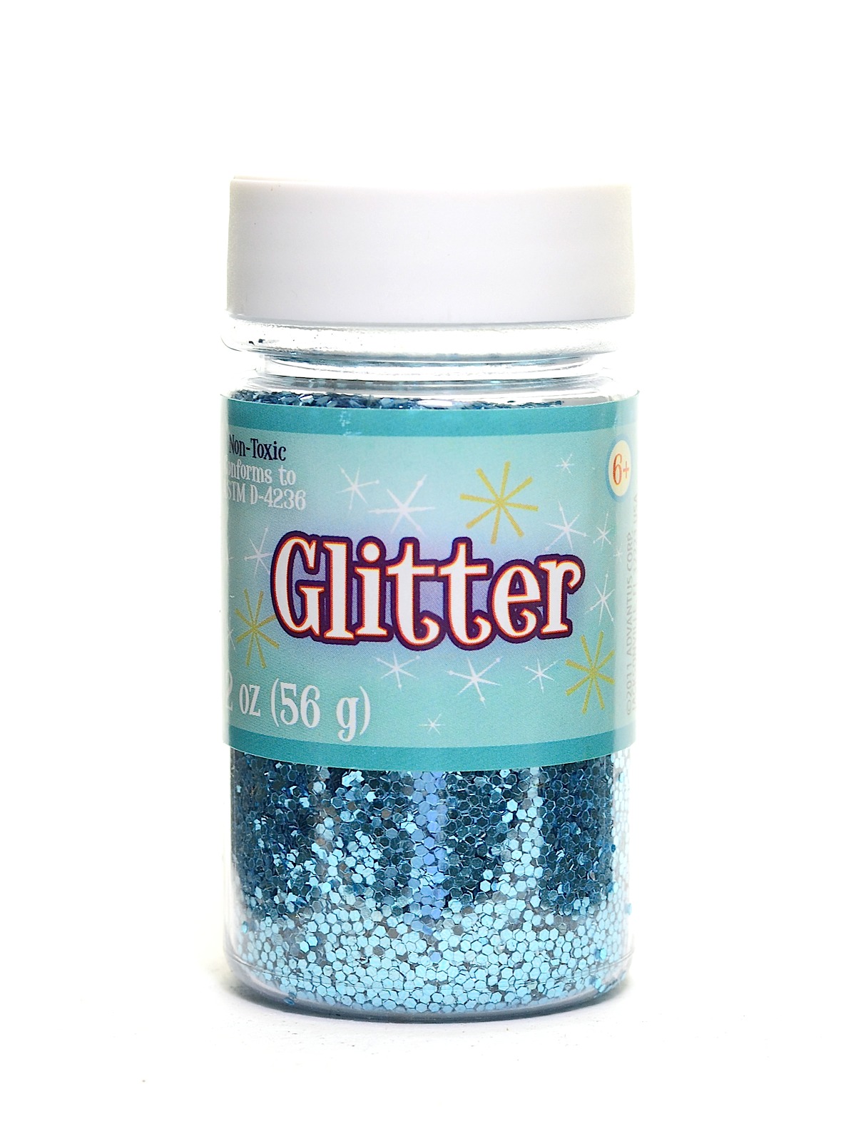 Glitter Light Blue 2 Oz. Shaker Bottle