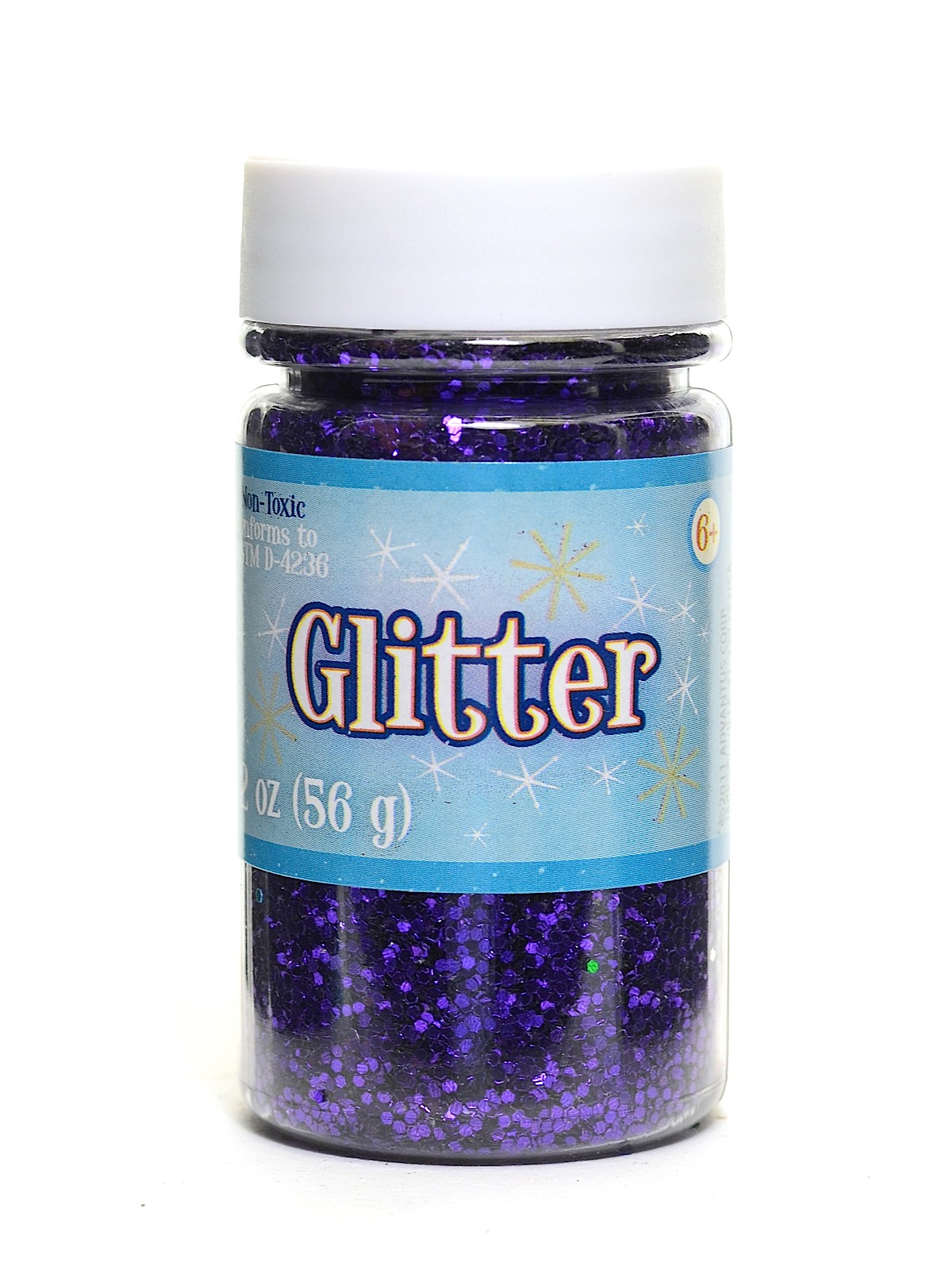 Glitter Purple 2 Oz. Shaker Bottle