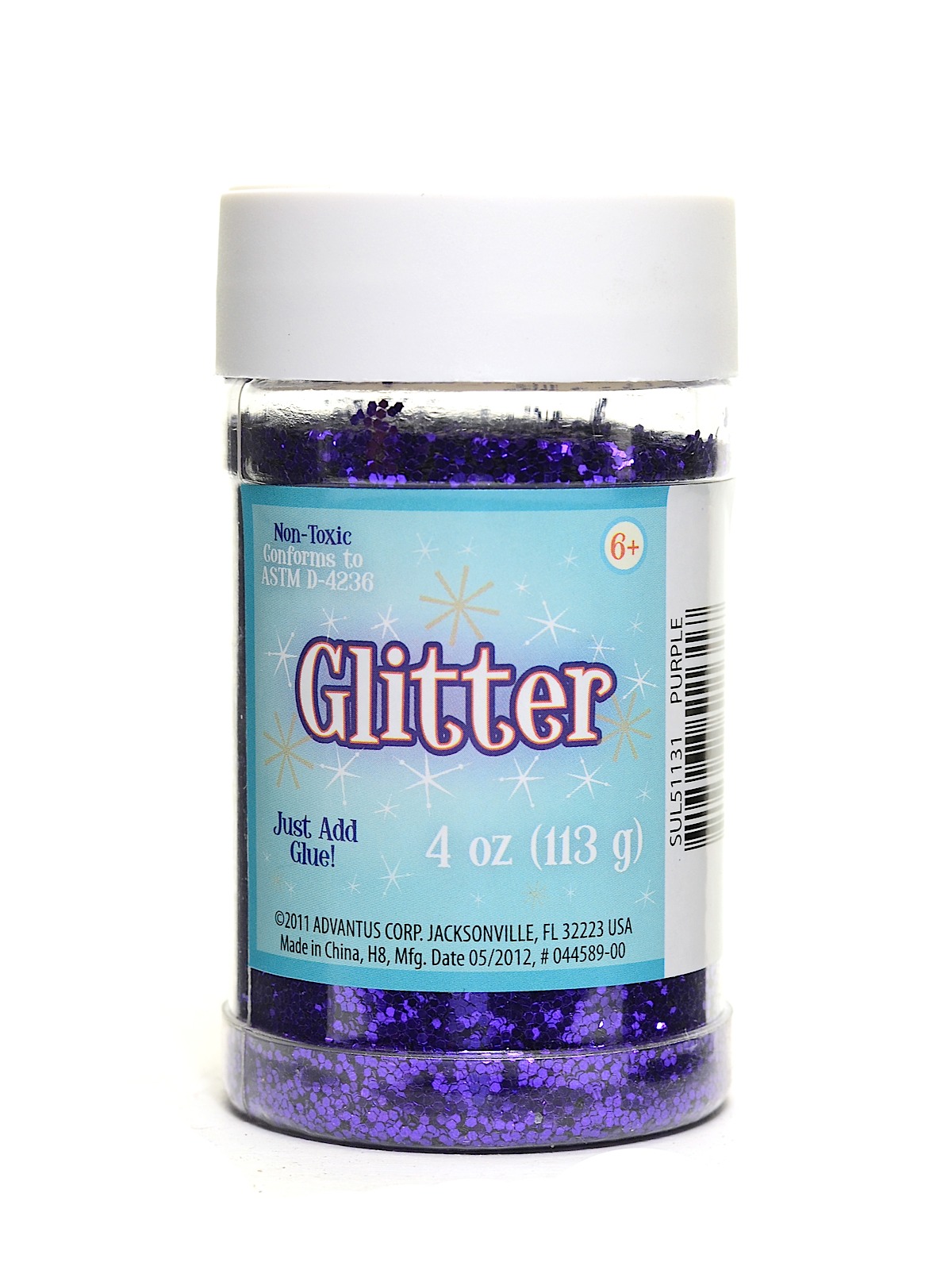 Glitter royal 4 oz. shaker bottle