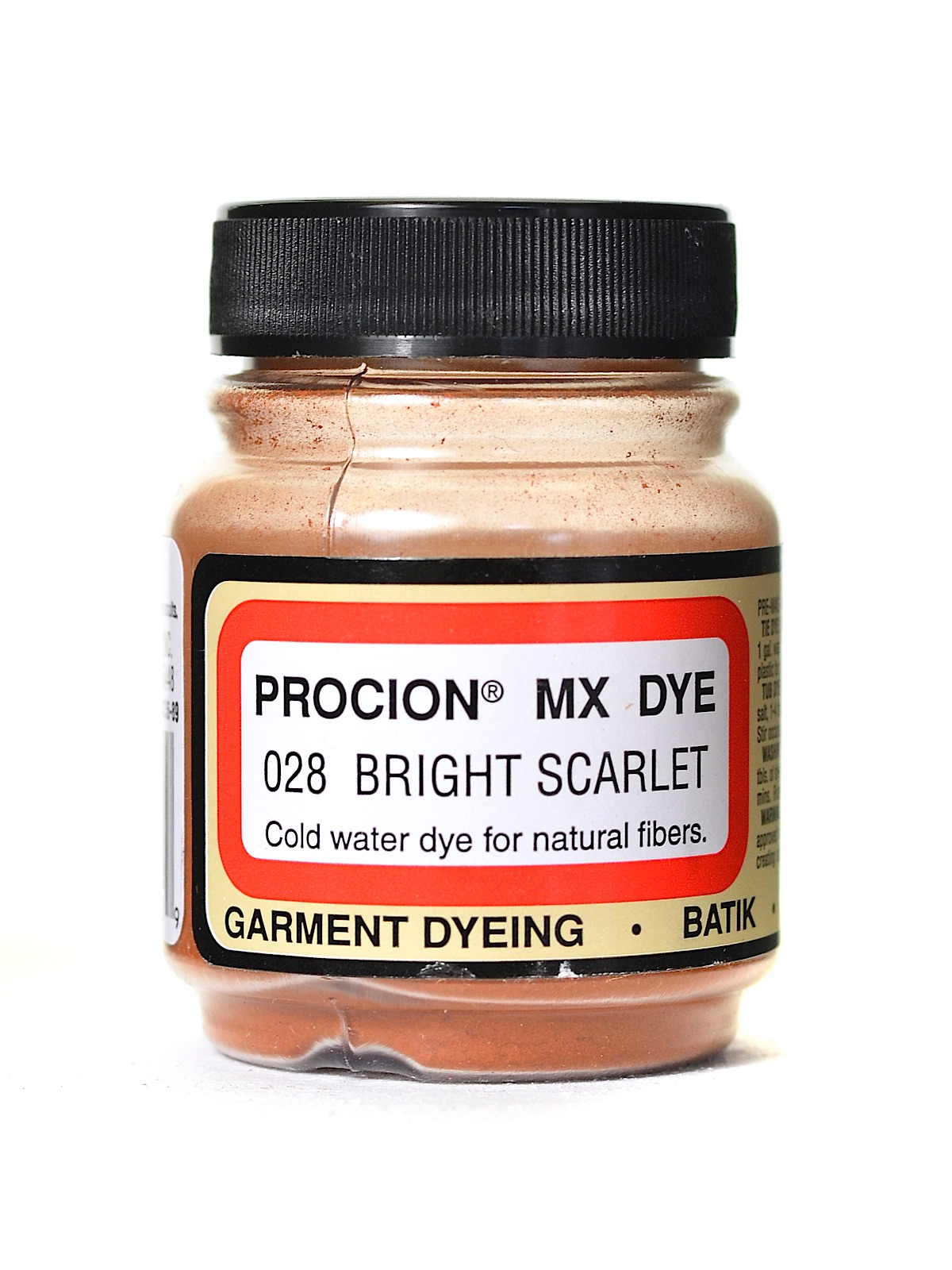 Procion MX Fiber Reactive Dye bright scarlet 028 2 3 oz.