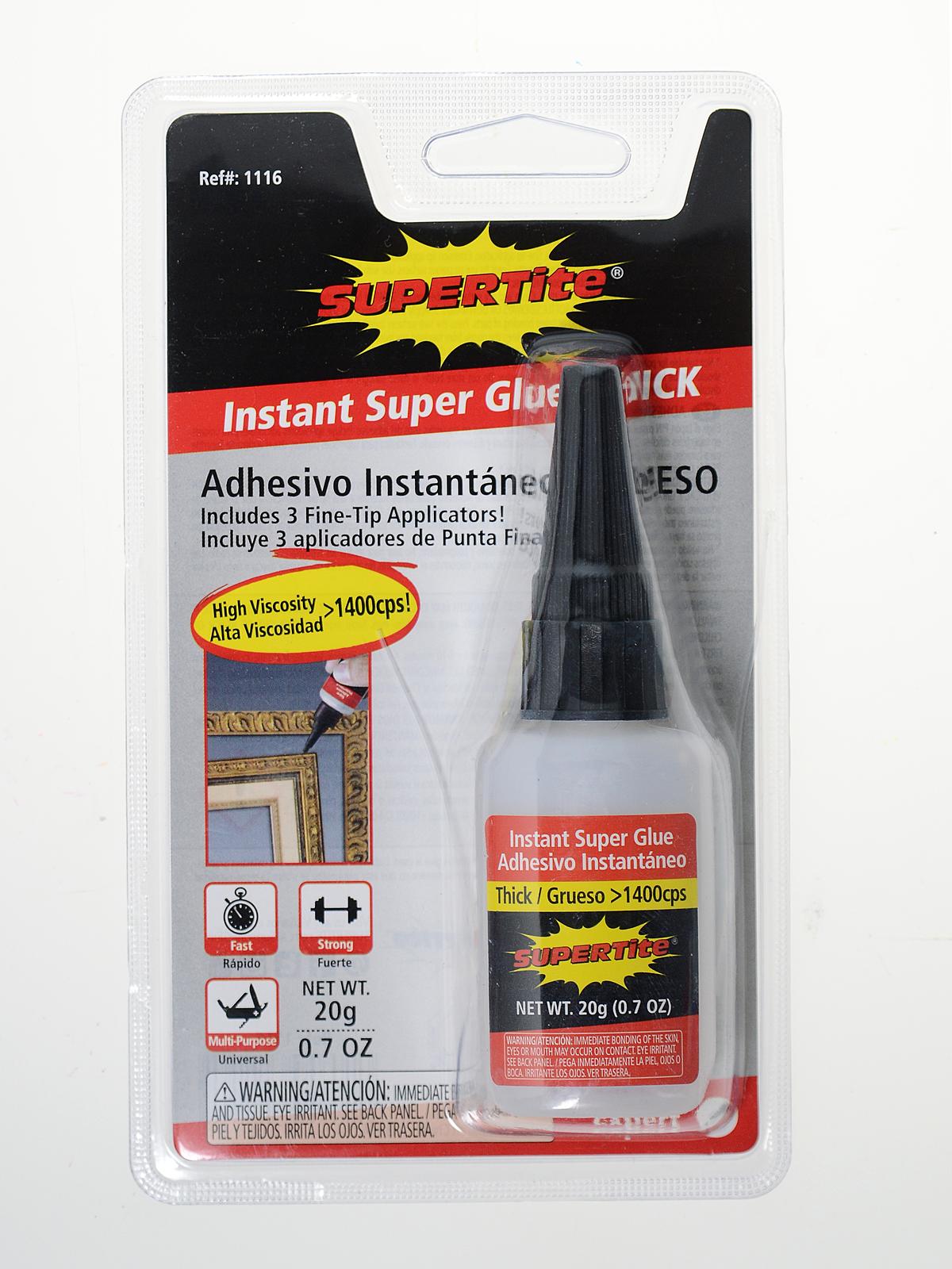 Instant Super Glue 20 G Each In Pin Cap Bottle Thick