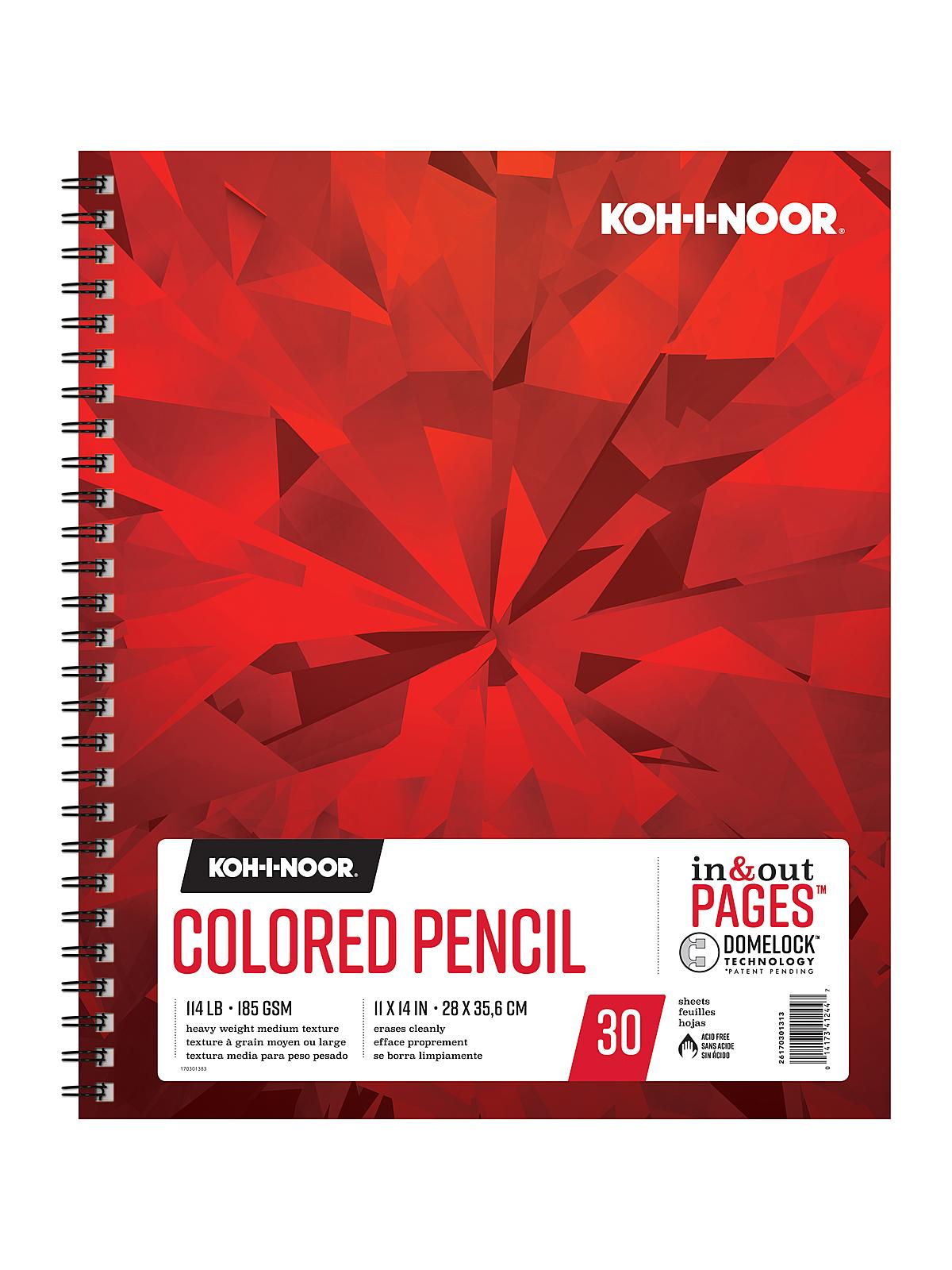 Colored Pencil Pads 11 In. X 14 In. 30 Sheets