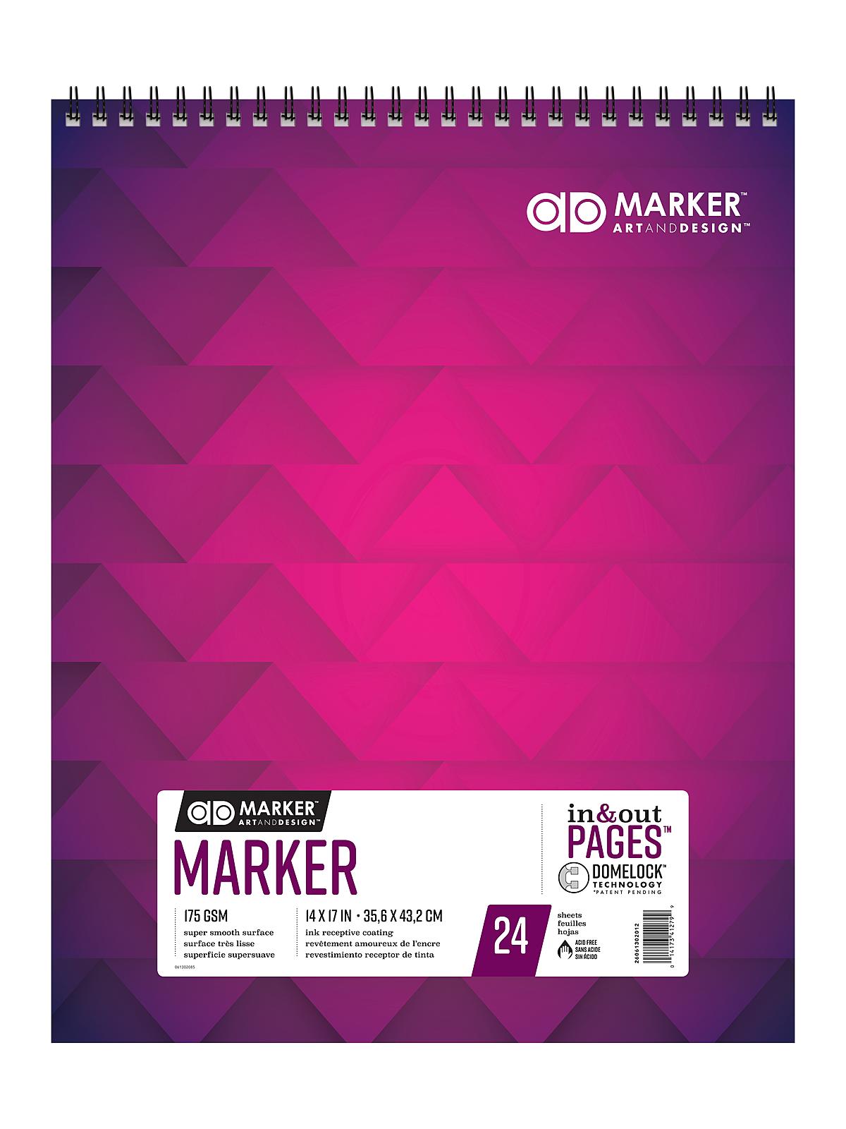 Ad Marker Pads 14 In. X 17 In. 24 Sheets