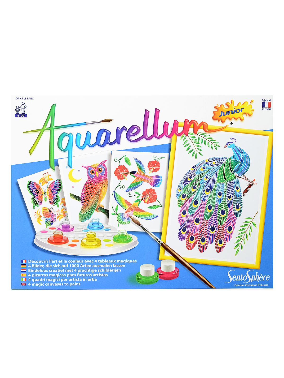 Aquarellum Junior Sets In The Park 7.1 In. X 9.8 In. Set Of 4