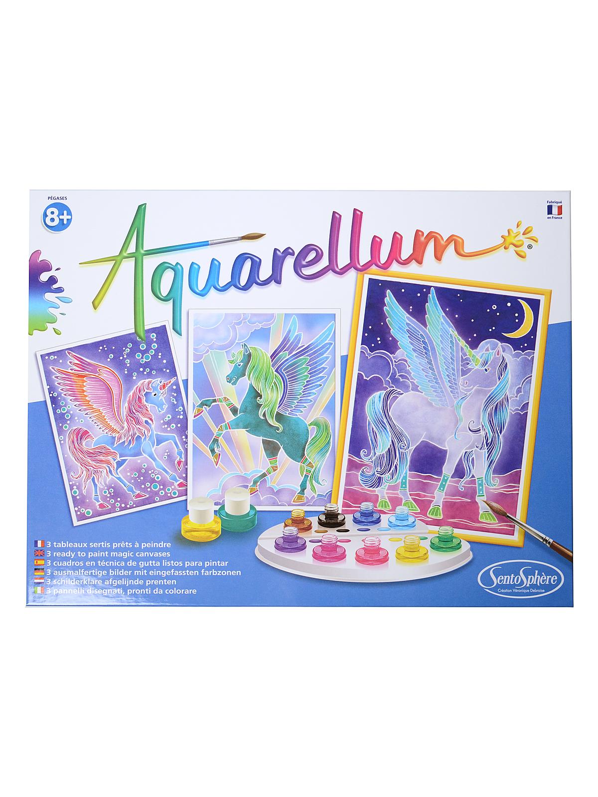 Aquarellum Large Sets Pegasus 12.8 In. X 9.8 In. Set Of 3