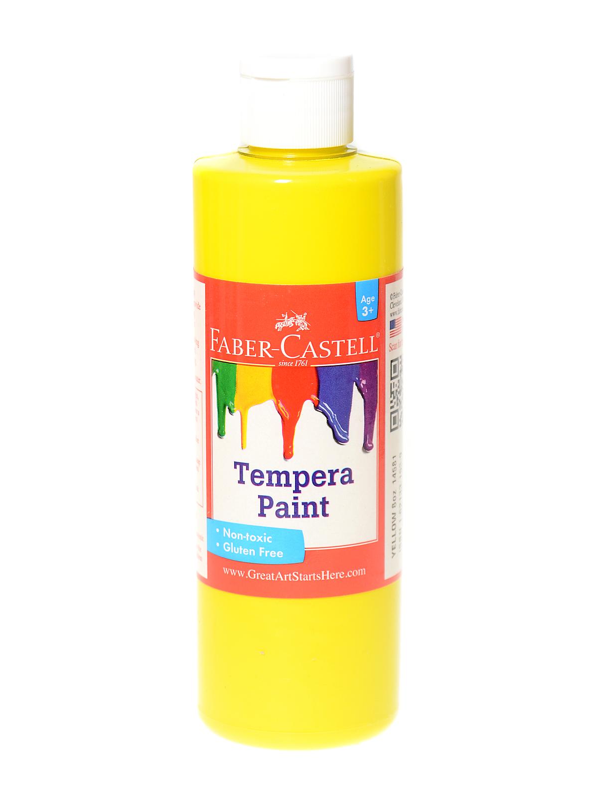 Tempera Paints 8 oz. bottle yellow