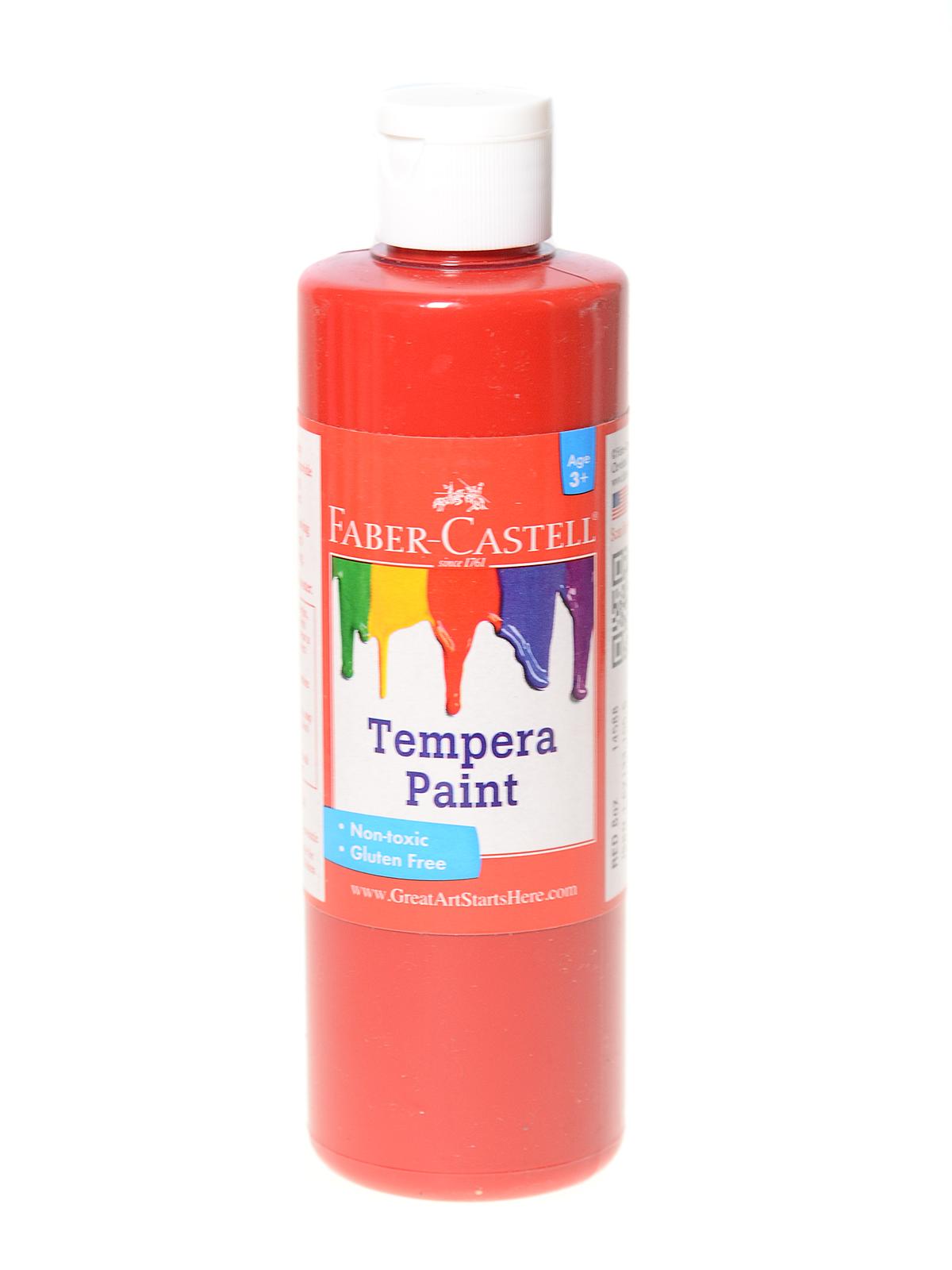 Tempera Paints 8 oz. bottle red