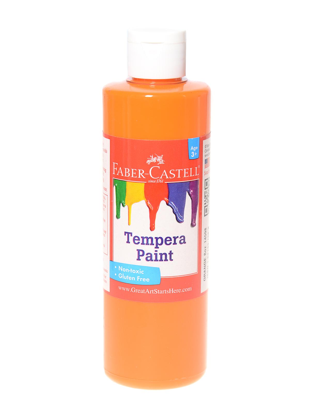 Tempera Paints 8 oz. bottle orange