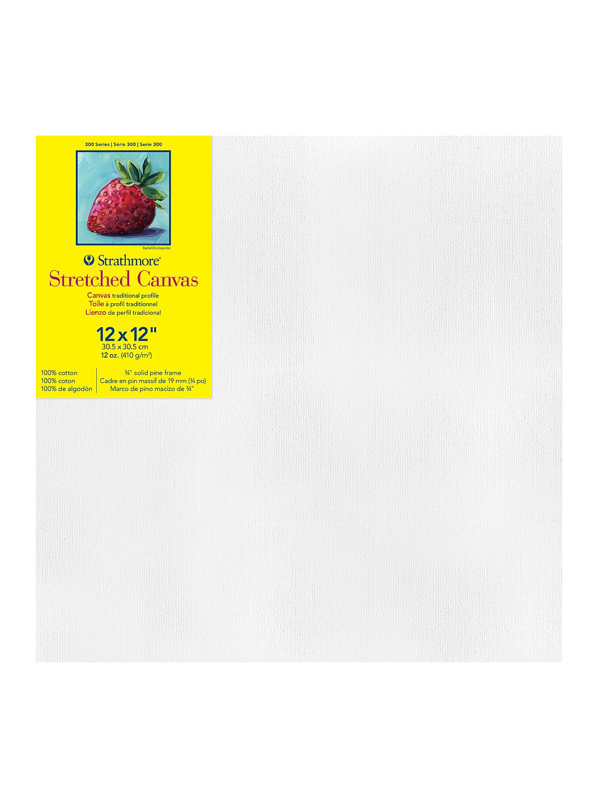 300 Series Stretched Canvas 12 in. x 12 in. traditional 3 4 in.