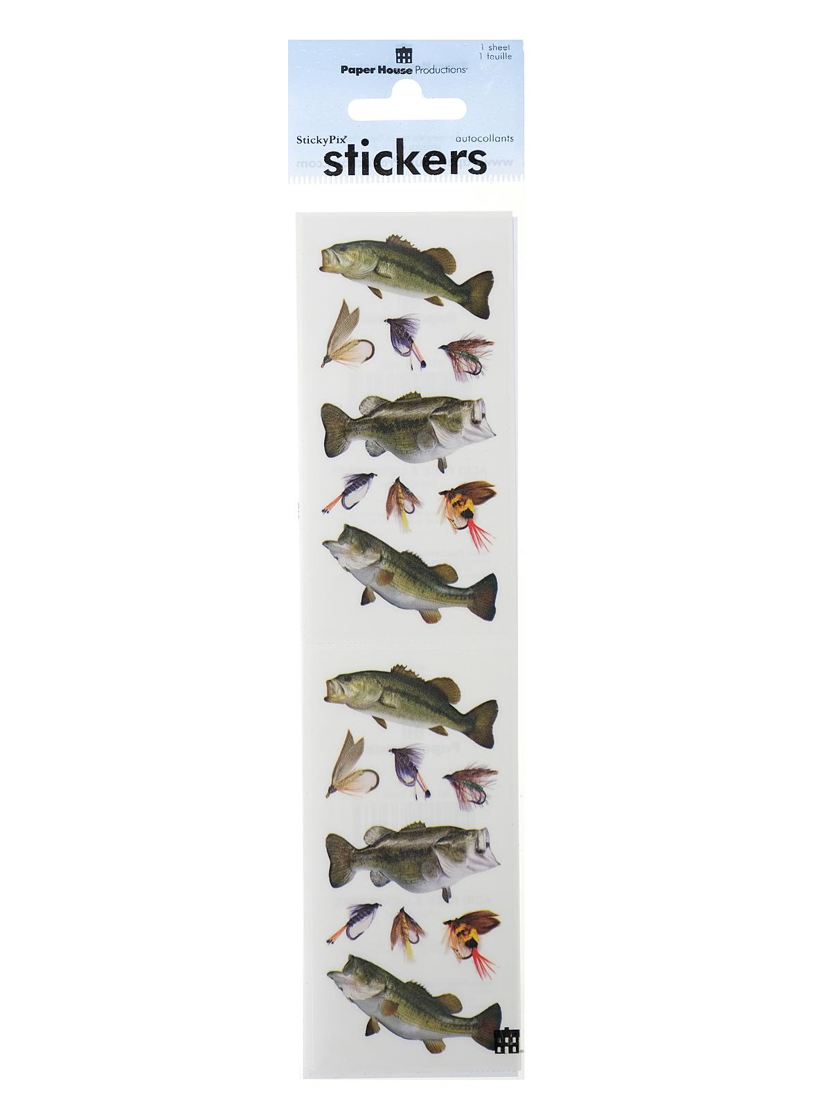 Sticky Pix Stickers Bass
