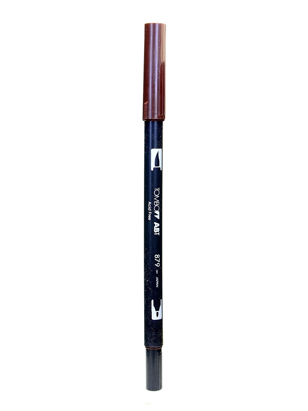 Dual End Brush Pen Brown 879