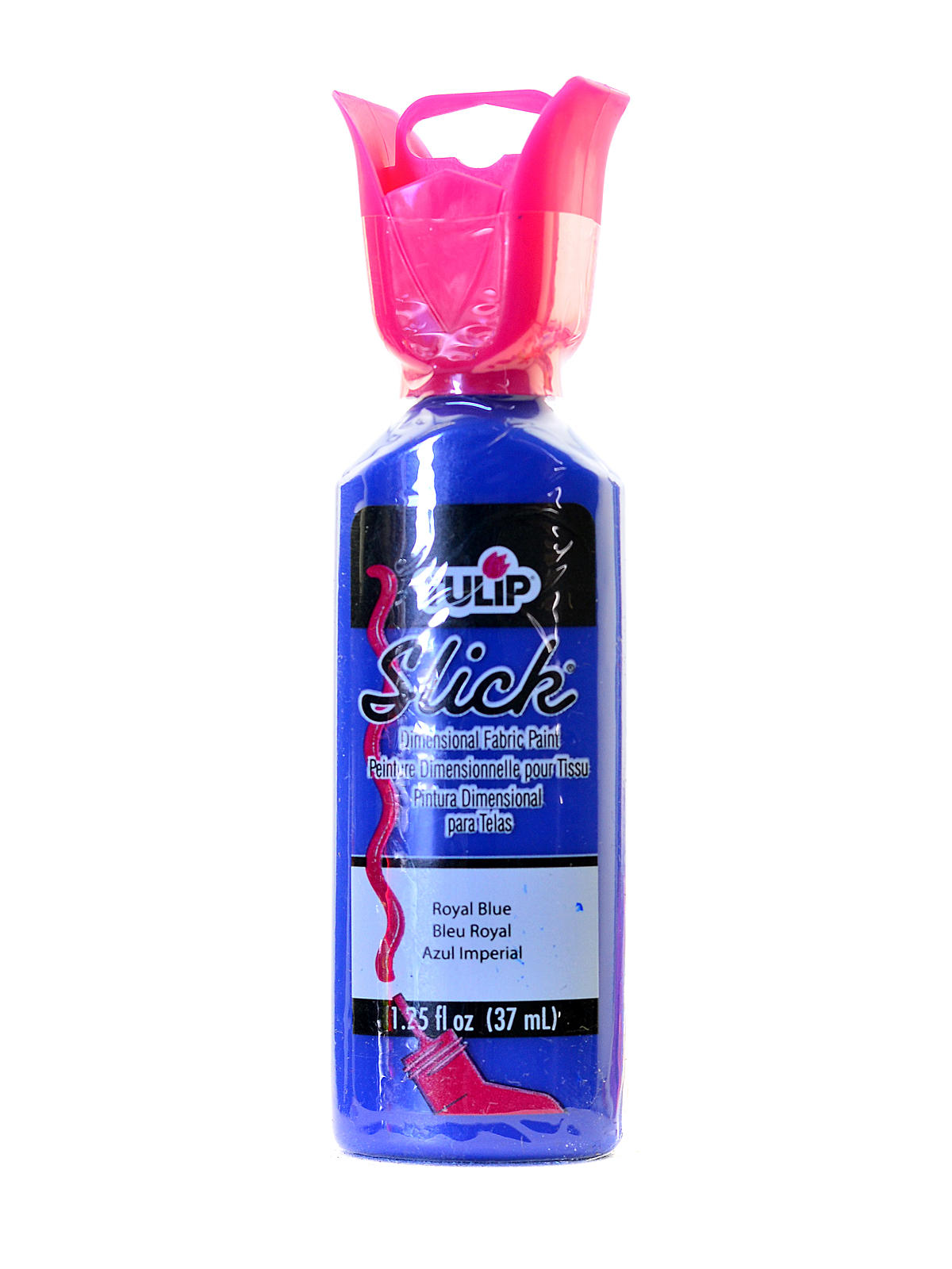 Slick Dimensional Fabric Paint royal blue 1 1 4 oz.