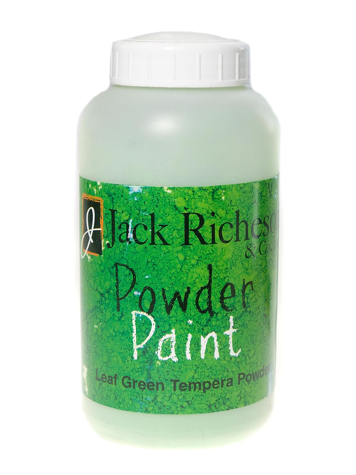Powder Tempera Paint leaf green 16 oz. jar