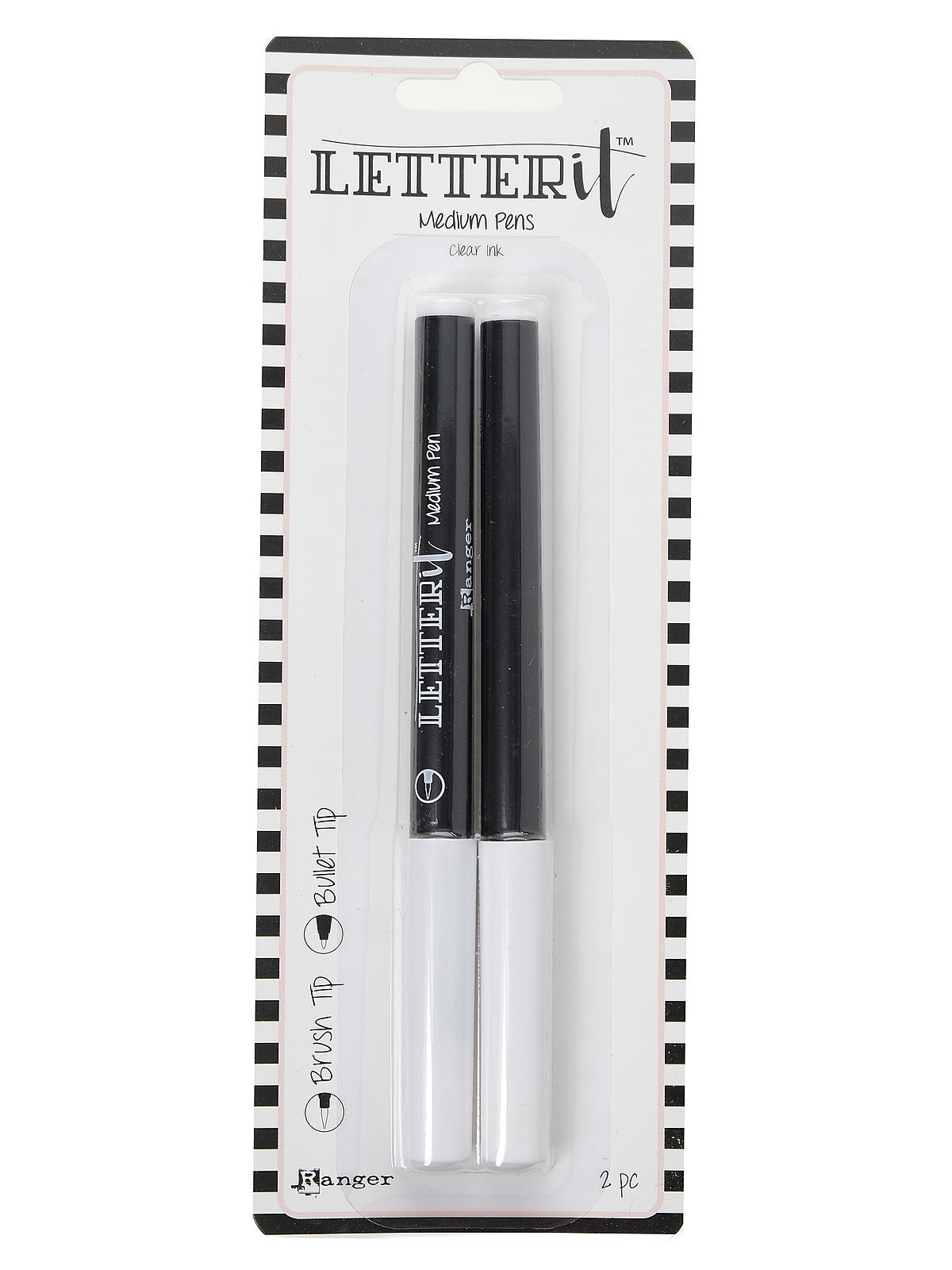 Letter It Medium Pens Set #1 Brush And Bullet Tip
