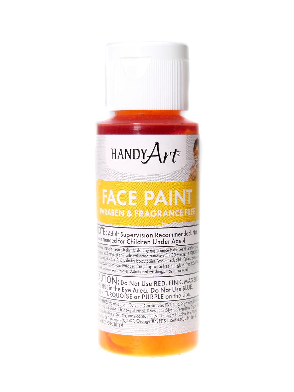 Face Paint orange 2 oz.