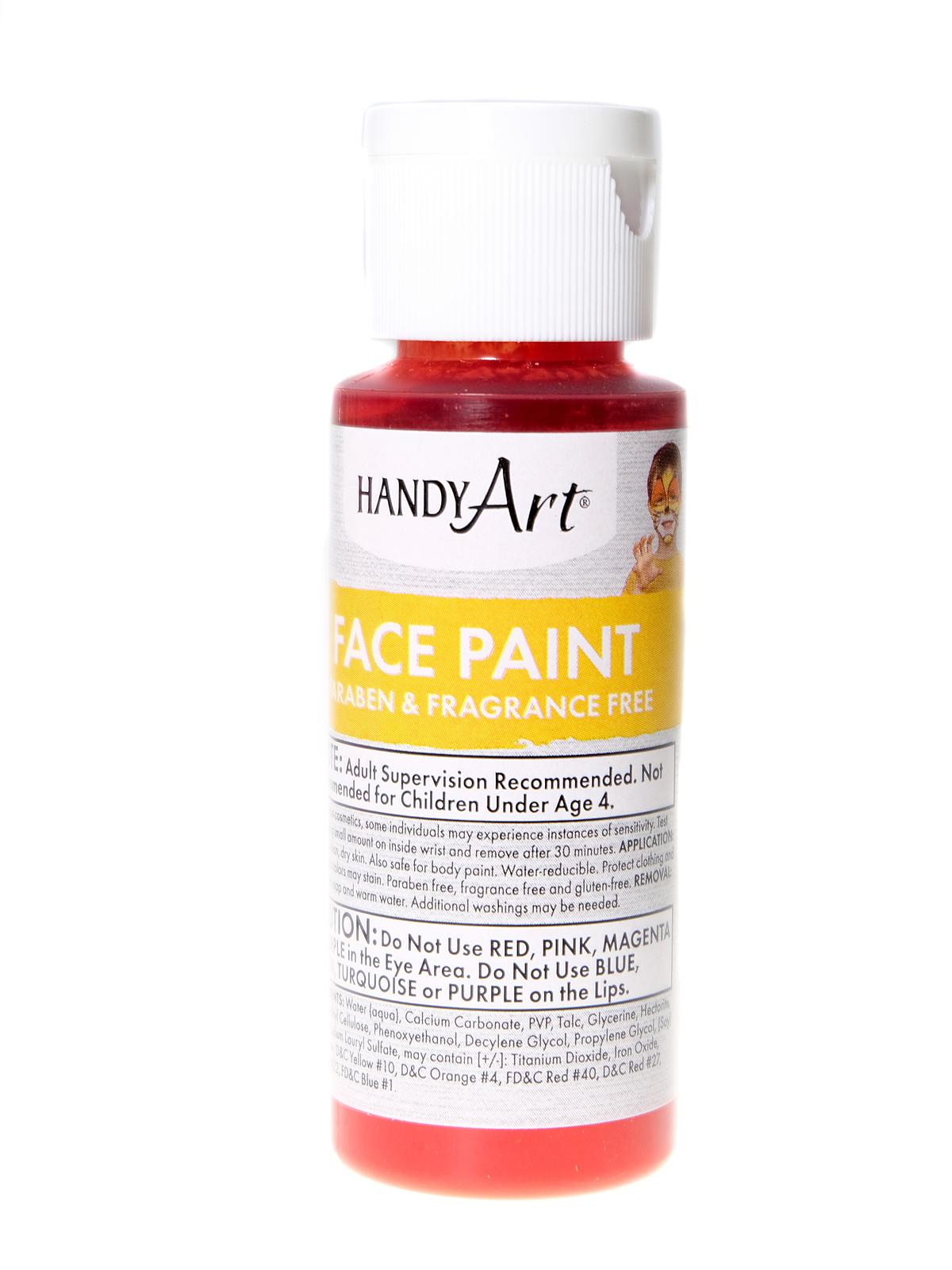 Face Paint Red 2 Oz.